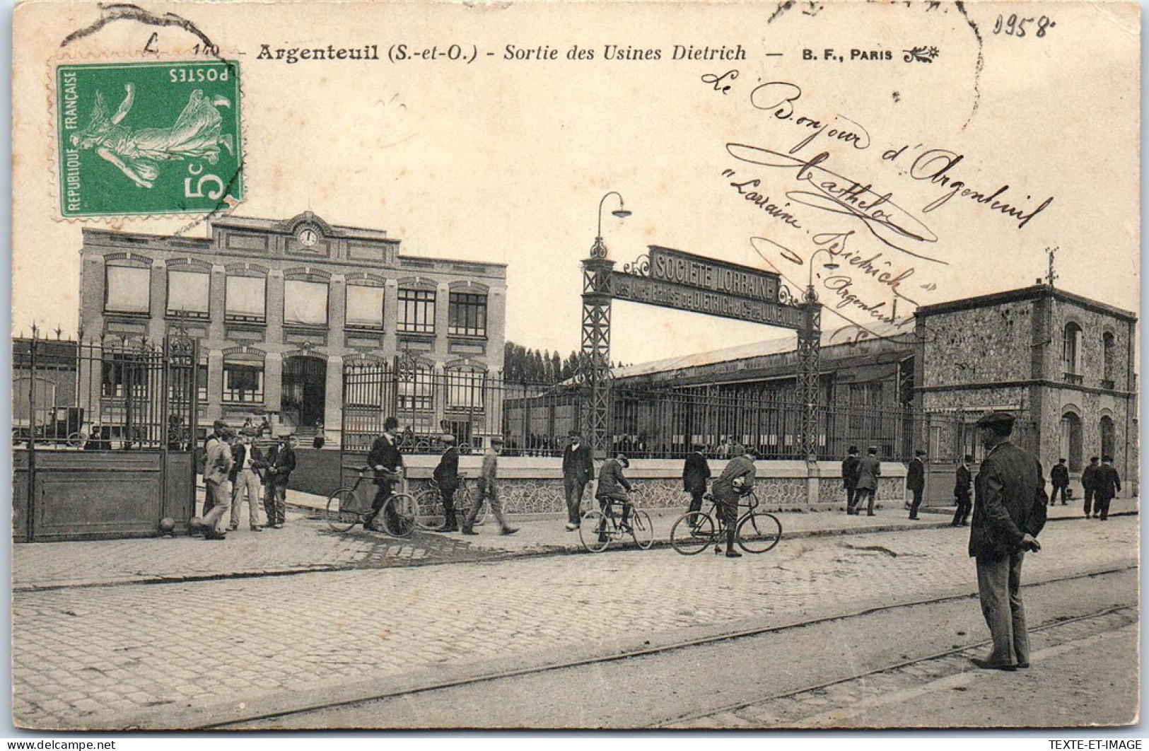 95 ARGENTEUIL - La Sortie Des Usines Dietrich  - Argenteuil