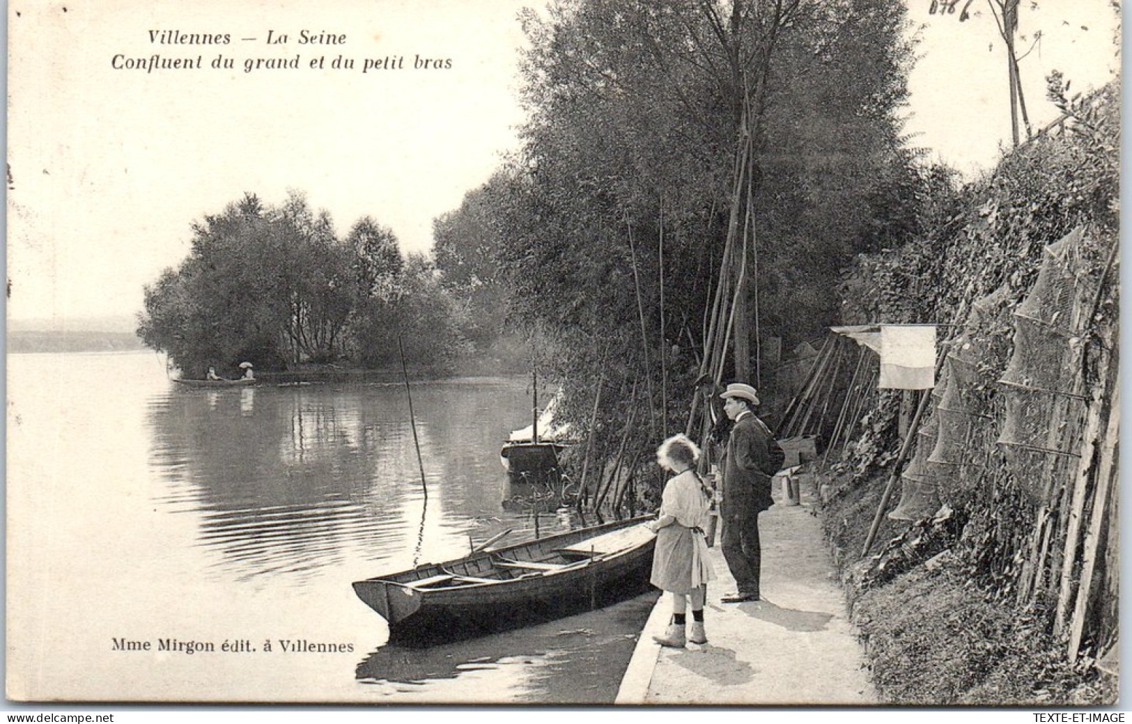 78 VILLENNES - La Seine Confluent Des Bras. - Villennes-sur-Seine