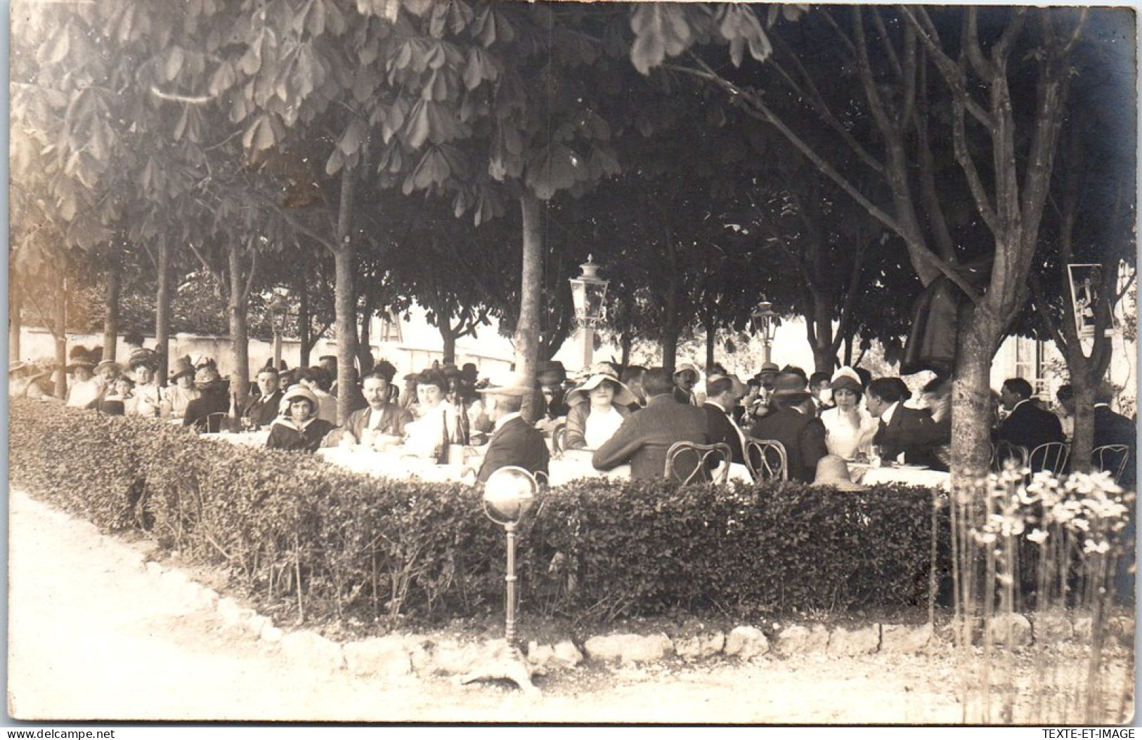 78 VILLENNES - CARTE PHOTO - Les Terrasses De Chez JALLABERT  - Villennes-sur-Seine