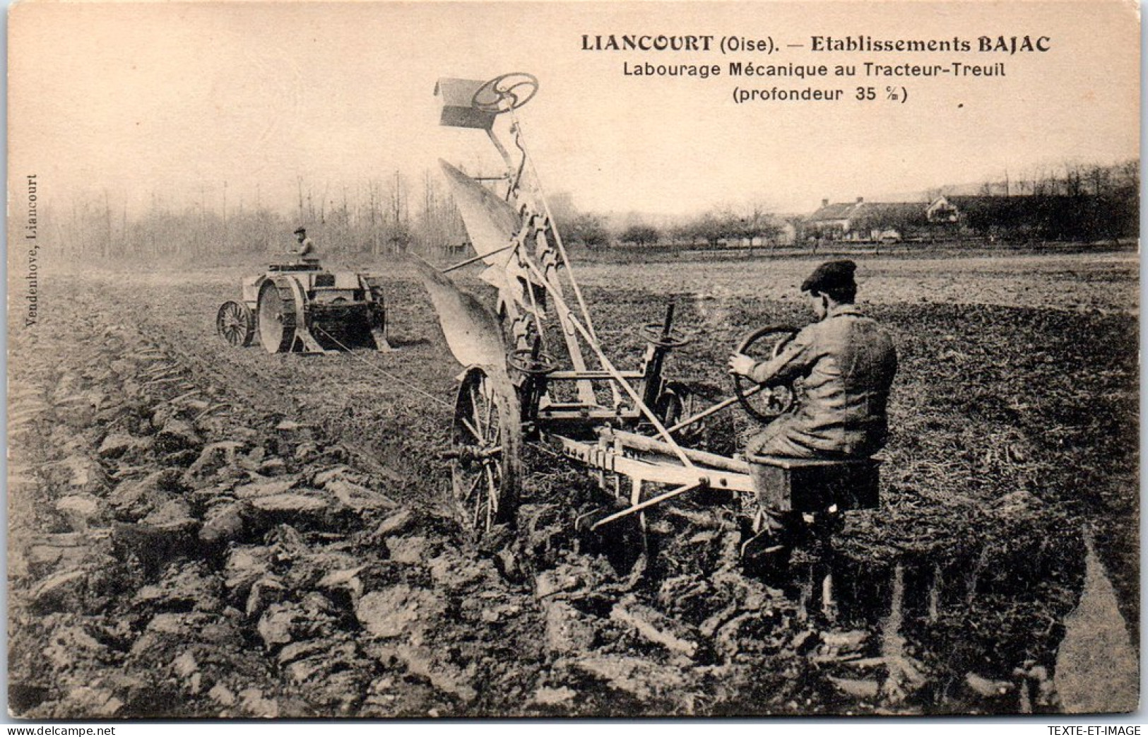 60 LIANCOURT - Ets BAJAC Labourage Mecanique  - Liancourt