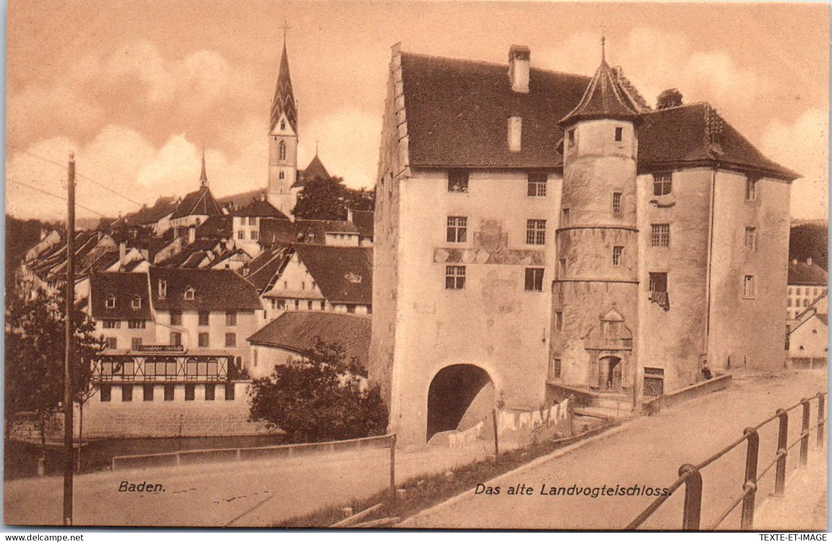 SUISSE - ARGOVIE - BADEN - Das Alte Landvogtelschloss. - Autres & Non Classés