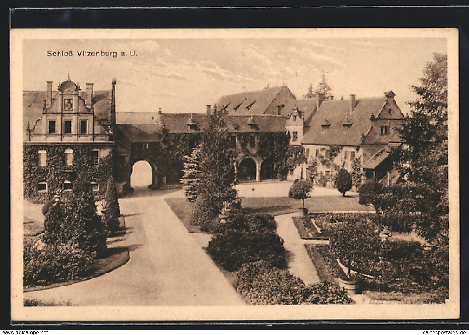 AK Vitzenburg A. U., Schloss Vitzenburg  - Altri & Non Classificati