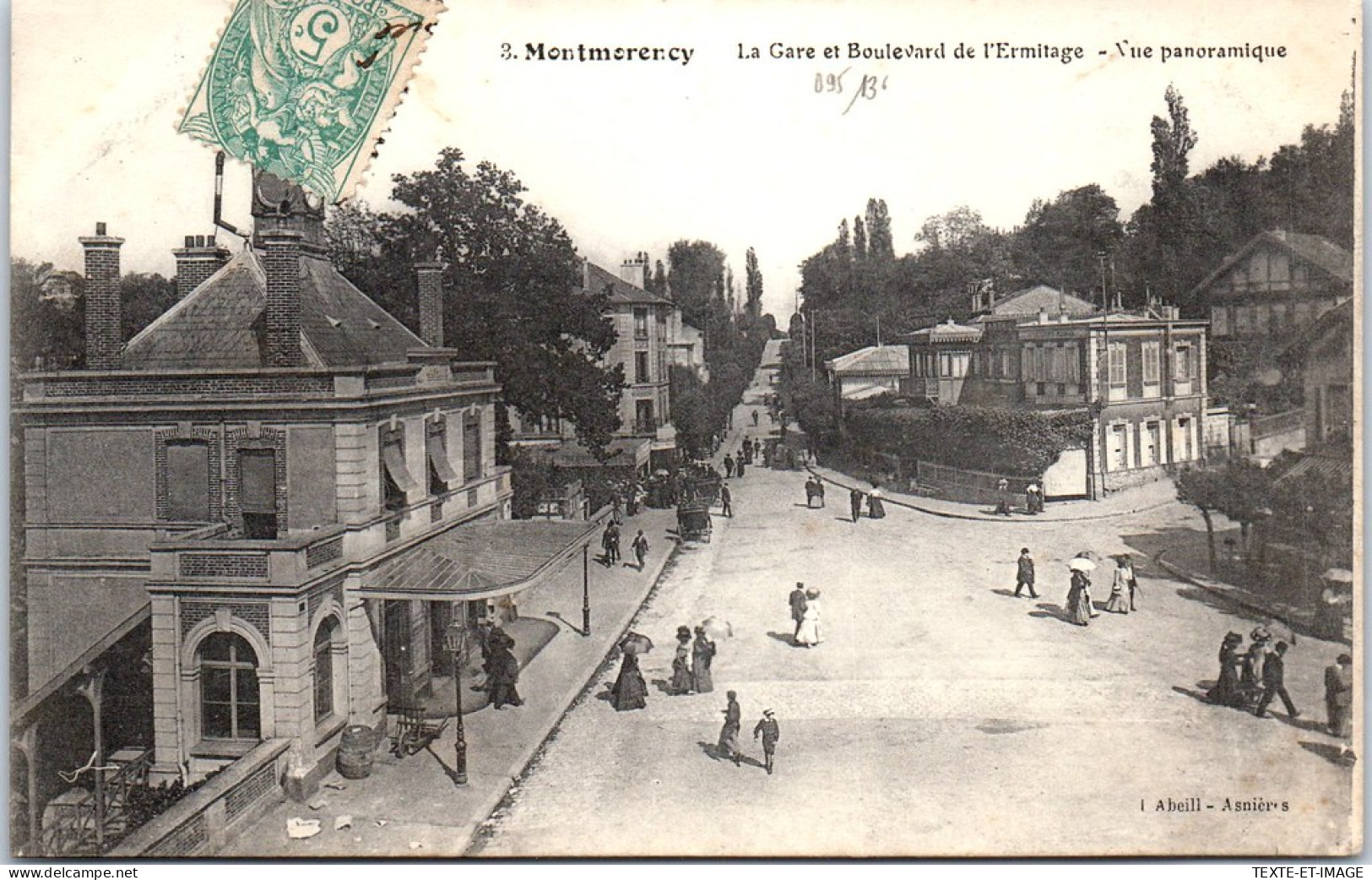95 MONTMORENCY - La Gare Et Boulevard De L'ermitage - Montmorency