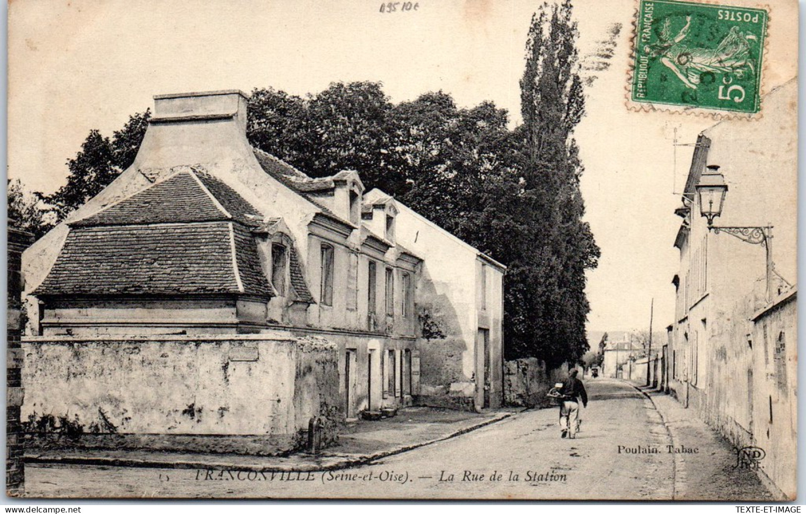 95 FRANCONVILLE - La Rue De La Station. - Franconville