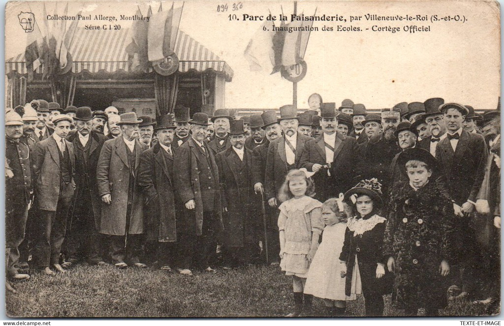 94 VILLENEUVE LE ROI - Parc De La Faisanterie, Inauguration Des Ecoles - Villeneuve Le Roi