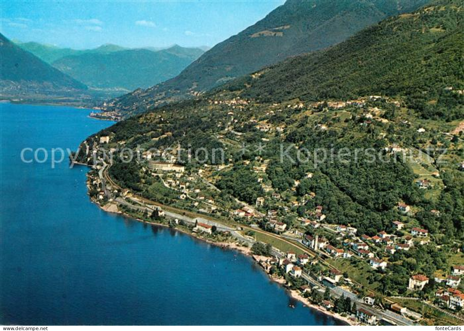 13160737 San Nazzaro Lago Maggiore Fliegeraufnahme Dintorni S. Nazzaro - Altri & Non Classificati