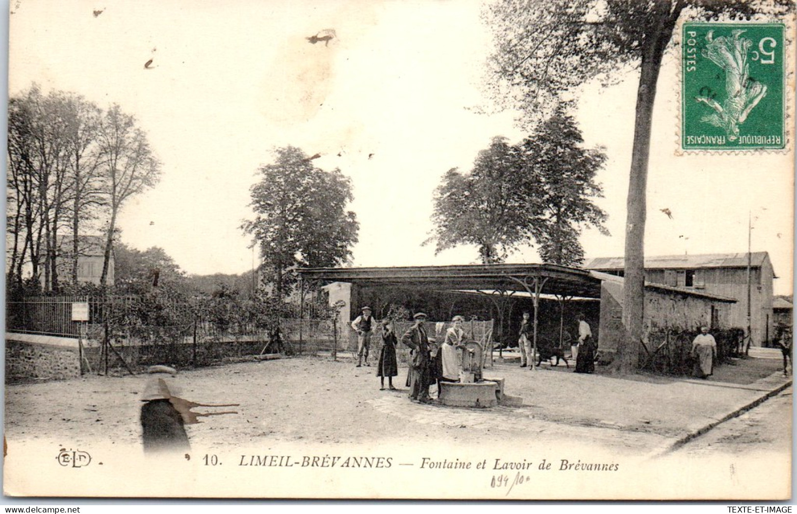 94 LIMEIL BREVANNES - Fontaine Et Lavoir De Brevannes. - Limeil Brevannes