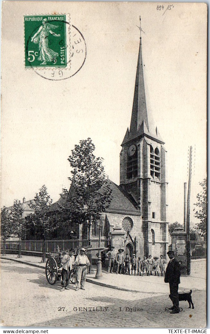 94 GENTILLY - L'eglise. - Gentilly