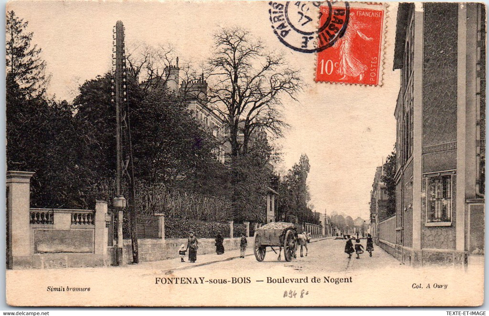 94 FONTENAY SOUS BOIS - Le Boulevard De Nogent  - Fontenay Sous Bois