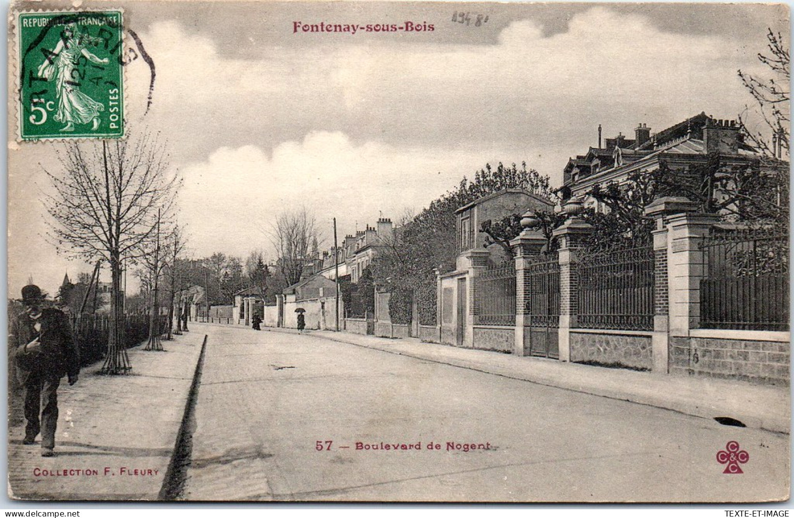 94 FONTENAY SOUS BOIS - Perspective Du Boulevard De Nogent  - Fontenay Sous Bois