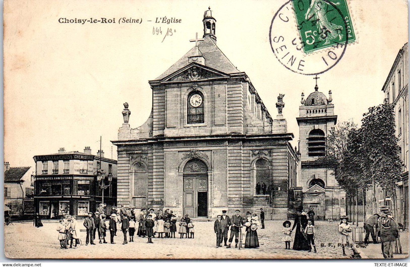 94 CHOISY LE ROI - L'eglise. - Choisy Le Roi