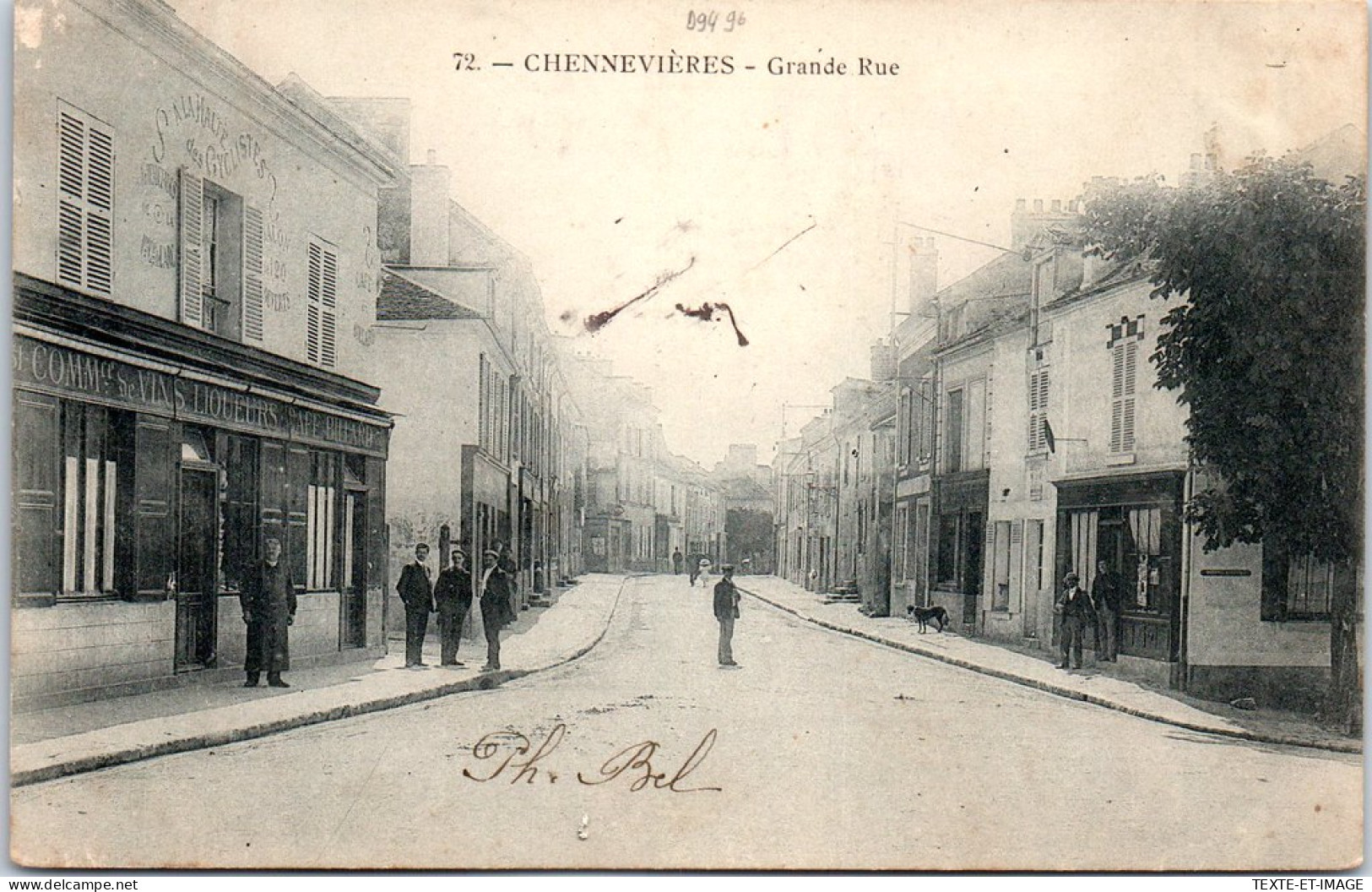 94 CHENNEVIERES - Vue De La Grande Rue  - Chennevieres Sur Marne