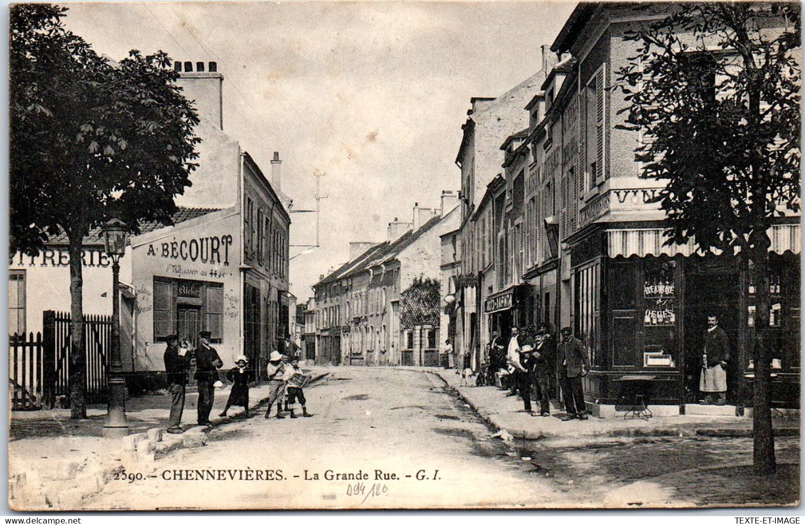 94 CHENNEVIERES - La Grande Rue. - Chennevieres Sur Marne