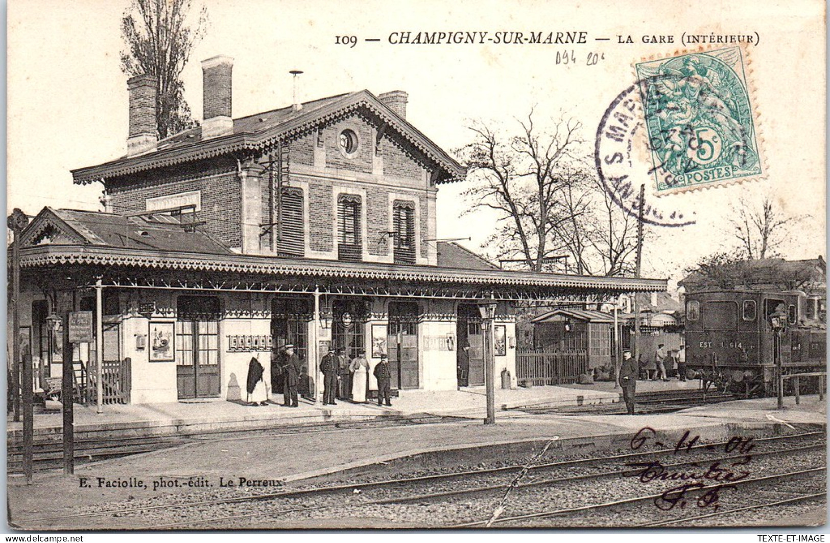 94 CHAMPIGNY SUR MARNE - La Gare Interieur. - Champigny Sur Marne