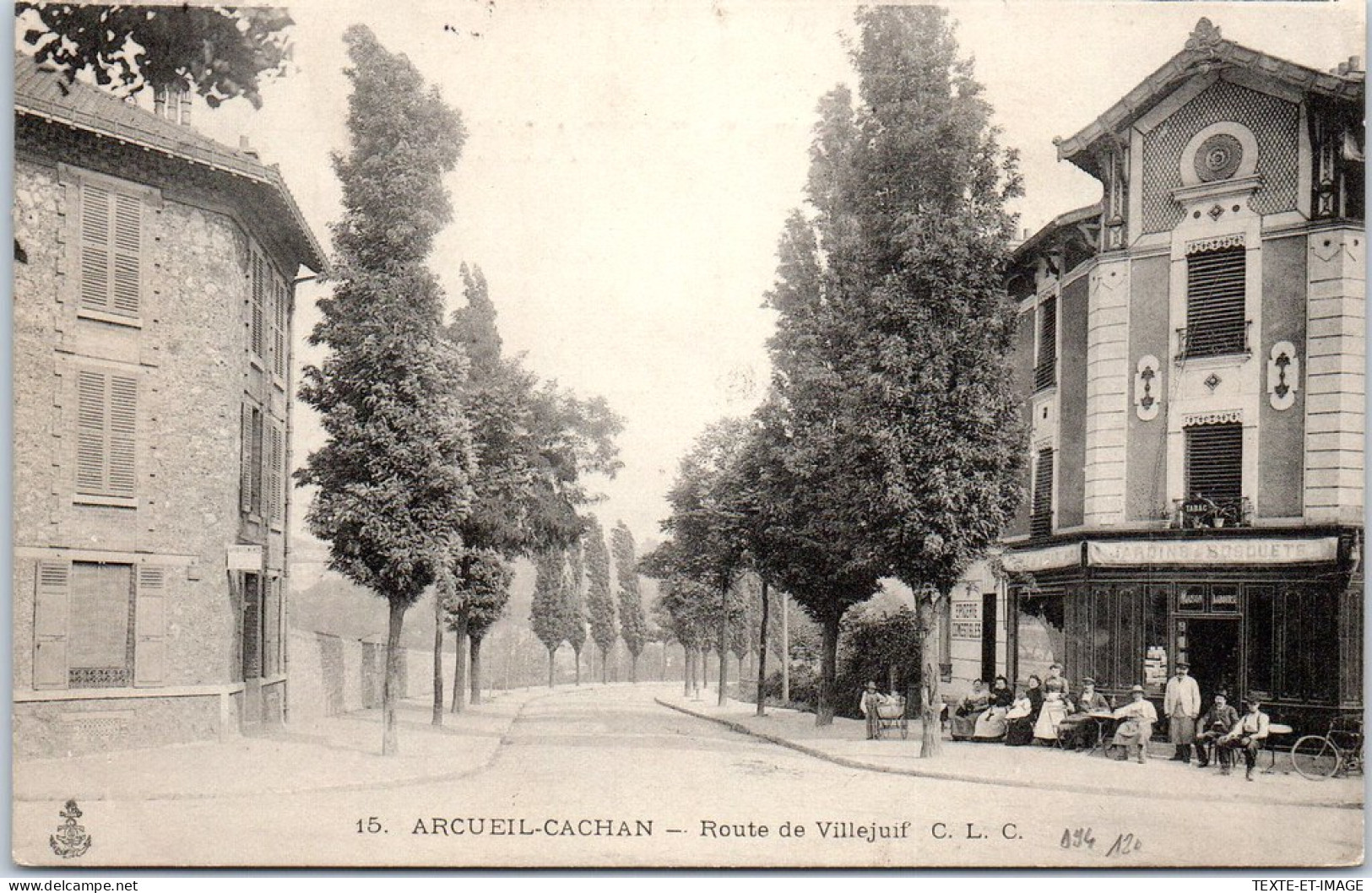 94 ARCUEIL CACHAN - Perspective De La Route De Villejuif. - Arcueil