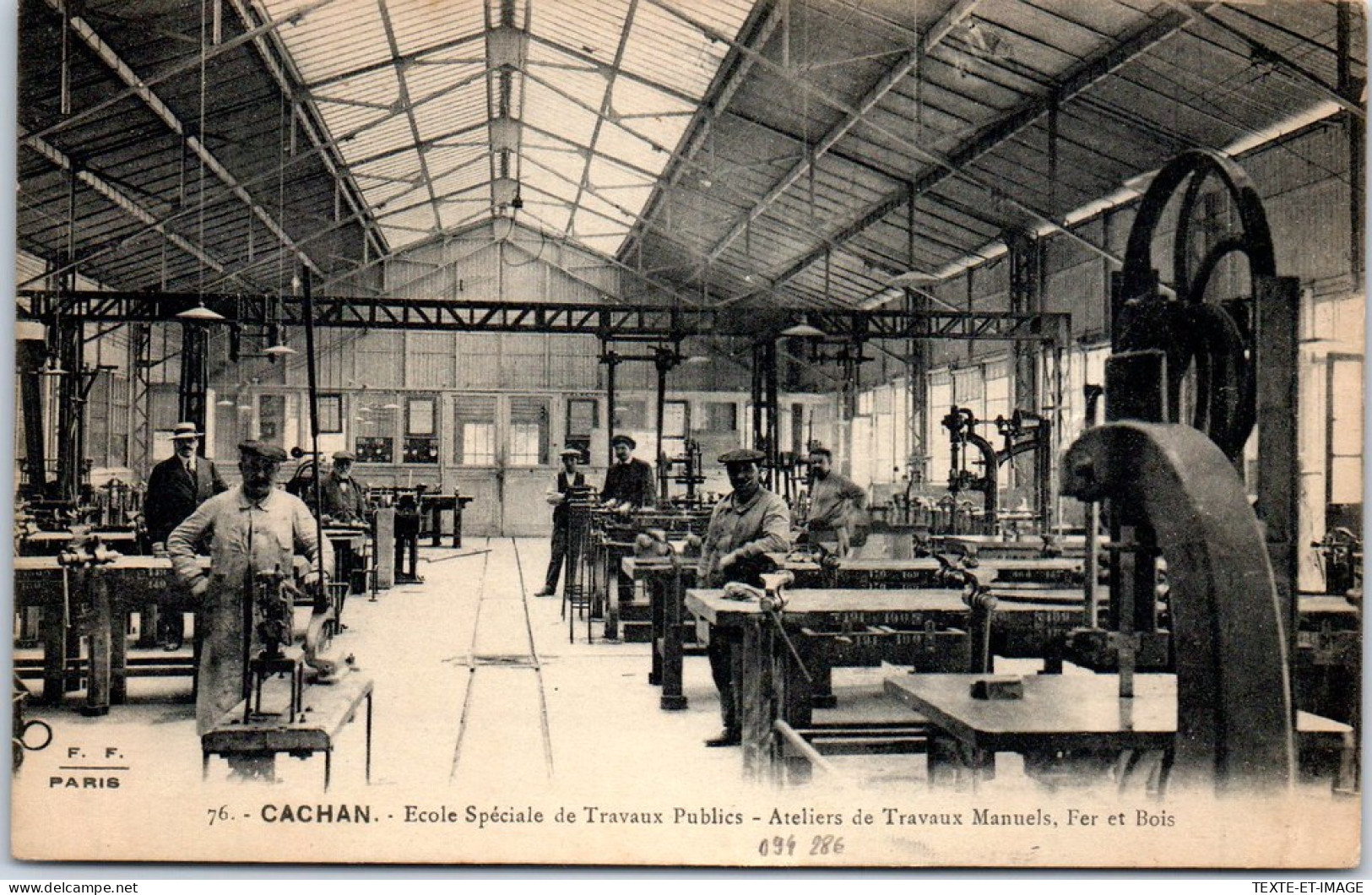 94 ARCUEIL CACHAN - Ecole Des Travaux Public, Atelier Fer Et Bois  - Arcueil