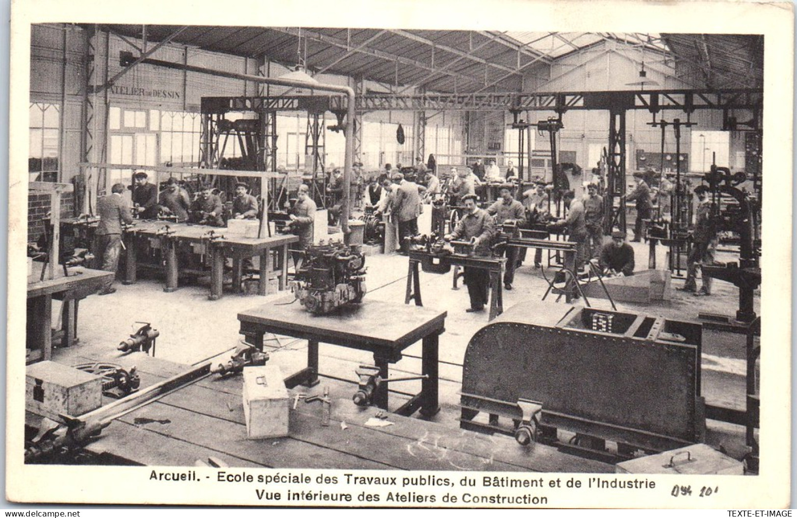 94 ARCUEIL CACHAN - Ecole De Travaux Public, Atelier De Construction - Arcueil