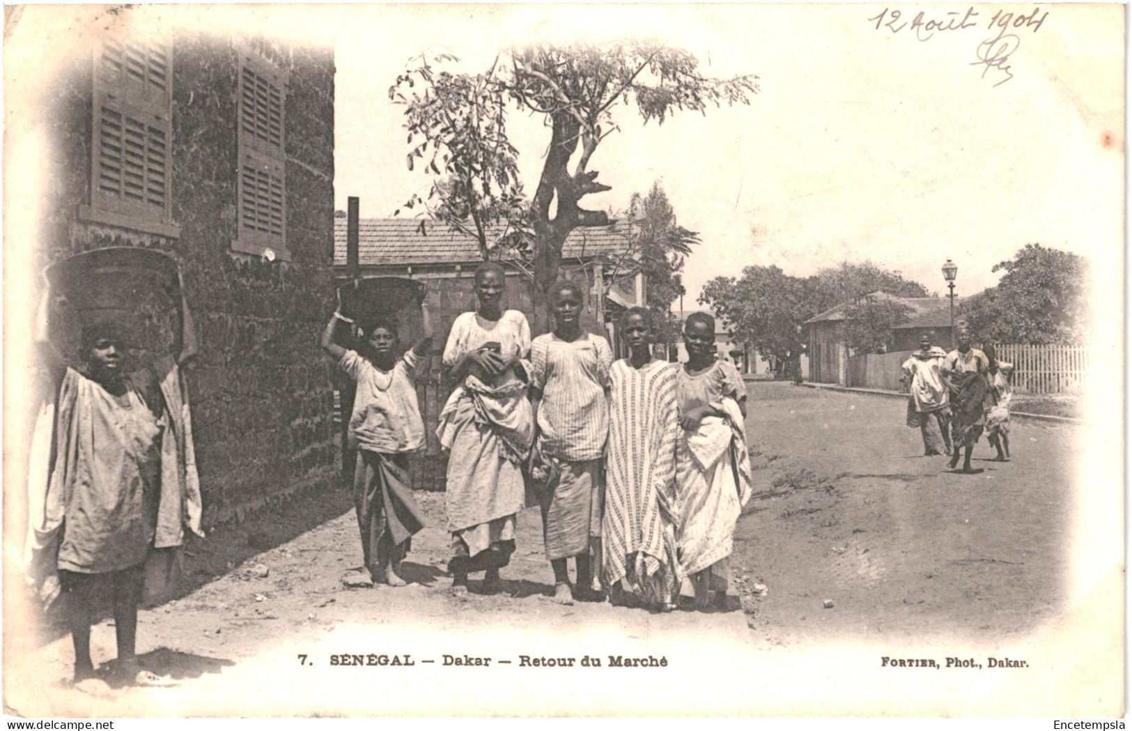 CPA Carte Postale Sénégal Dakar Retour Du Marché 1904 VM80737ok - Sénégal