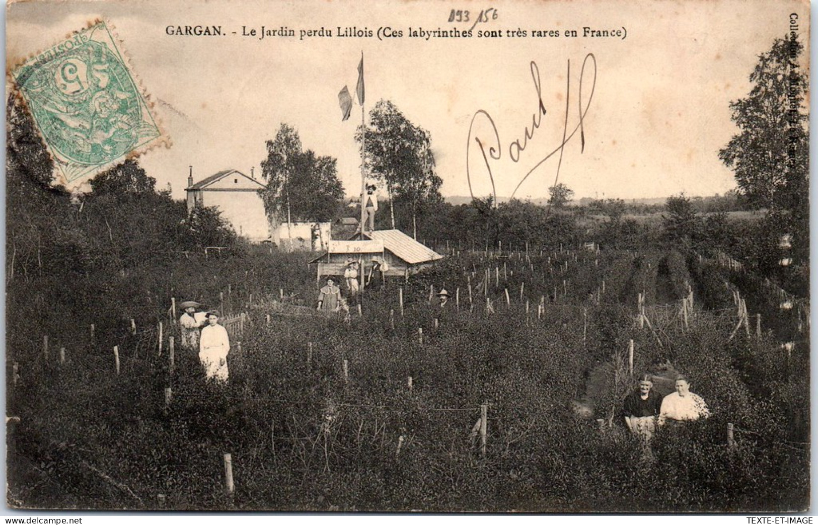 93 GARGAN - Le Jardin Perdu Lillois. - Livry Gargan