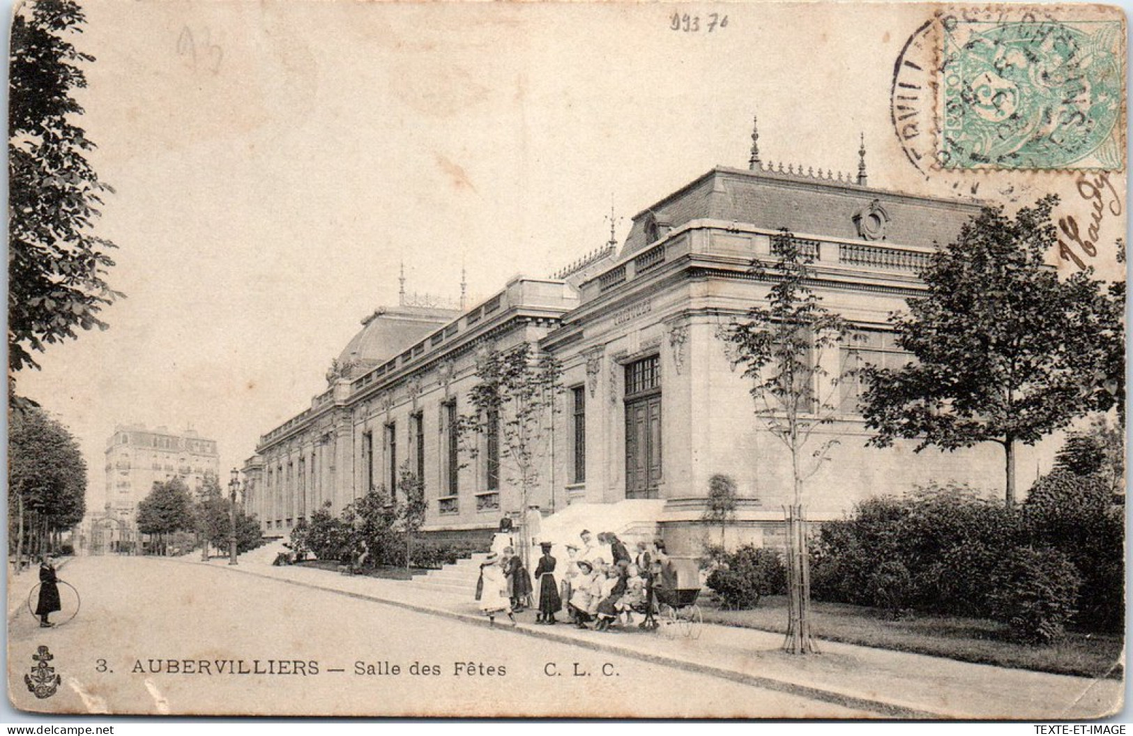 93 AUBERVILLIERS - Vue De La Salle Des Fetes. - Aubervilliers