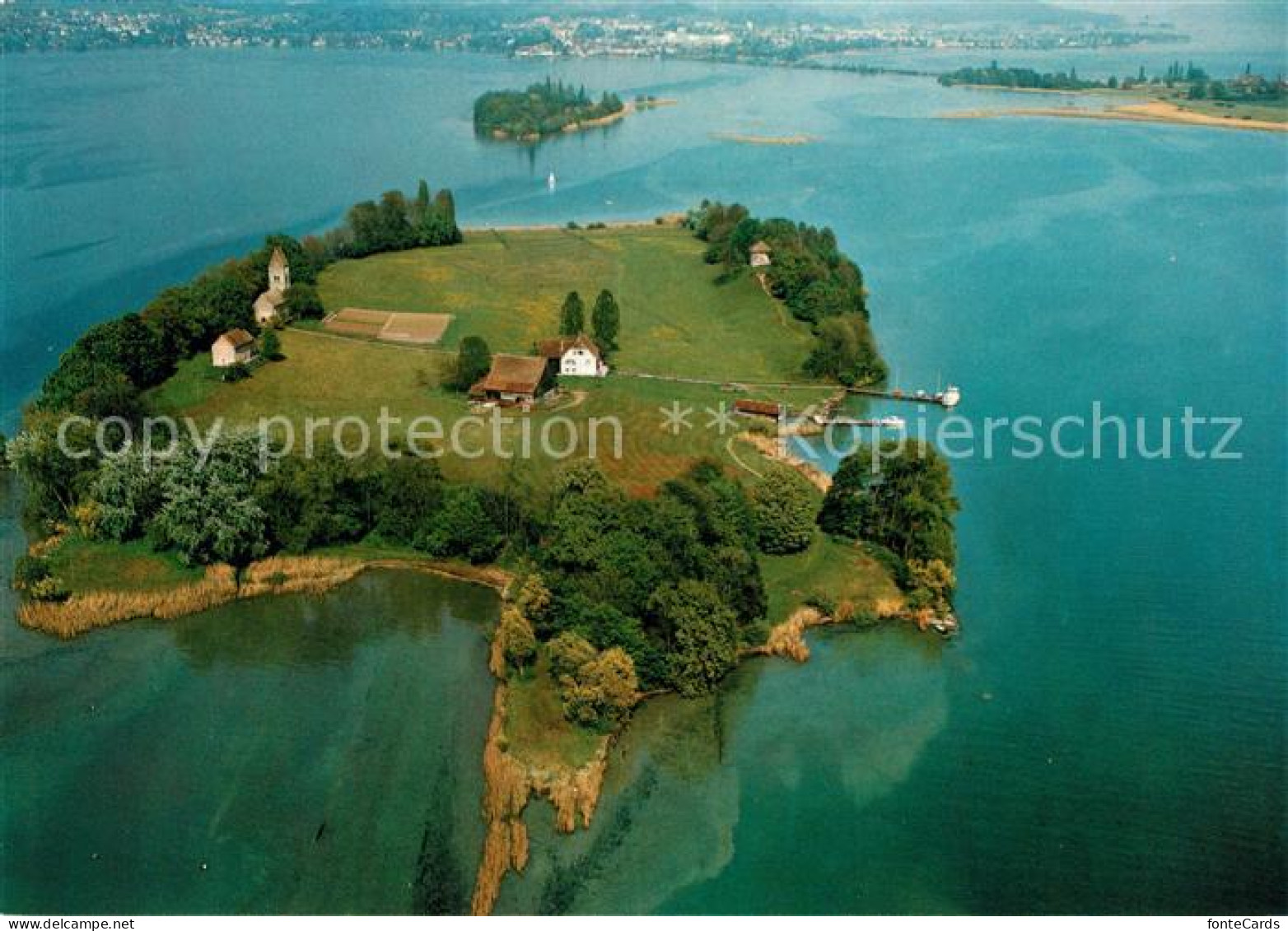 13157919 Insel Ufnau Fliegeraufnahme Zuerich - Other & Unclassified