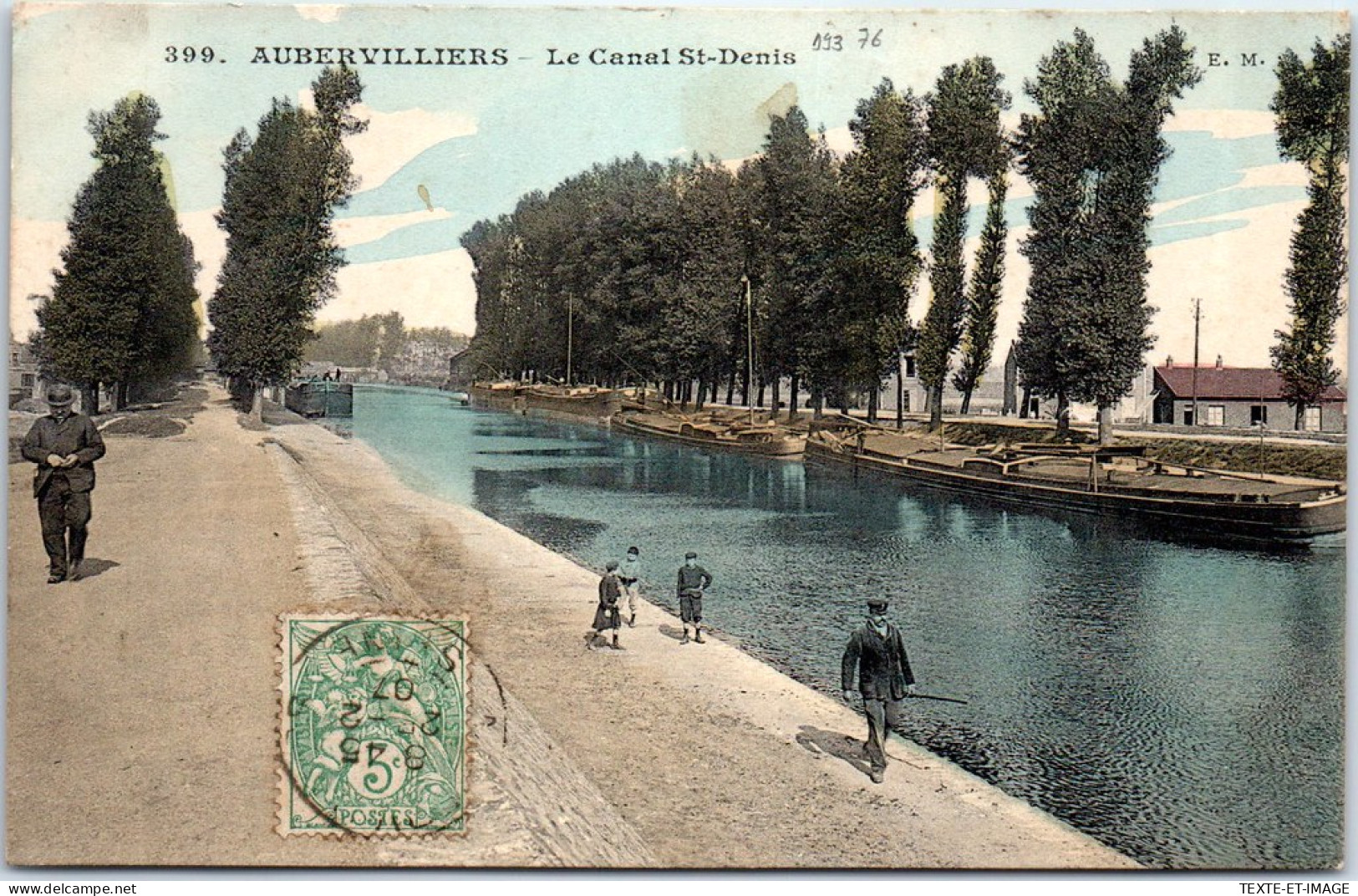93 AUBERVILLIERS - Le Canal Saint Denis  - Aubervilliers