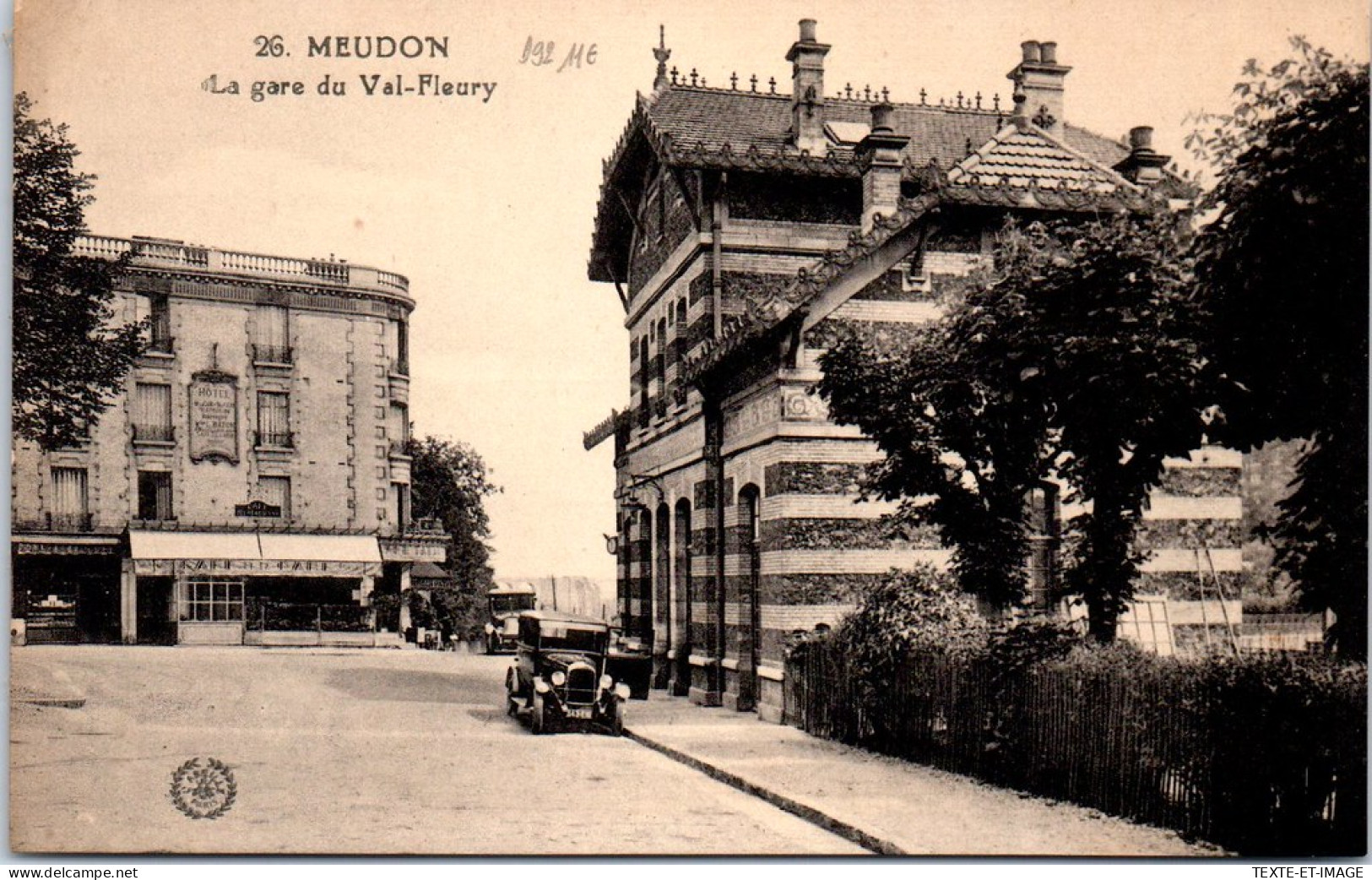 92 MEUDON - La Gare Du Val Fleury. - Meudon