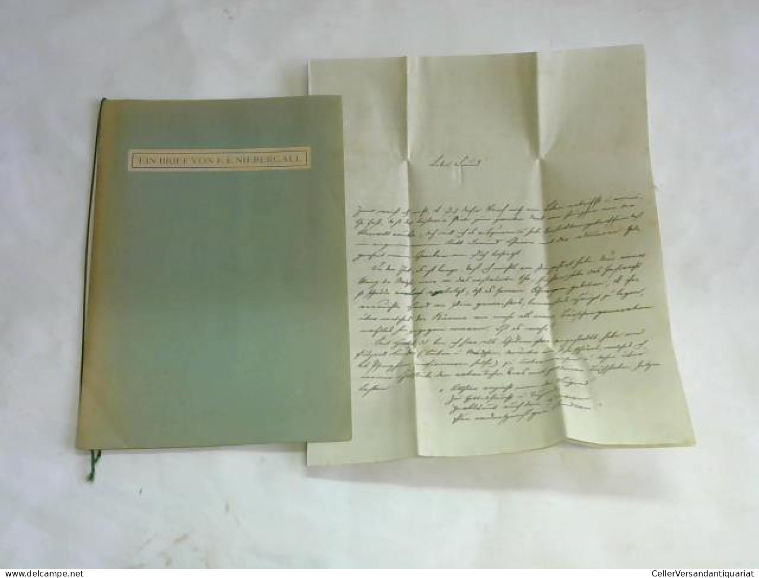 Ein Brief Von E.E. Niebergall Von Niebergall, E.E. - Ohne Zuordnung