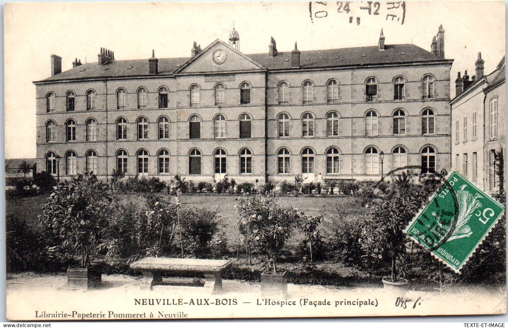 45 NEUVILLE AUX BOIS - Facade Principale De L'hospice  - Sonstige & Ohne Zuordnung