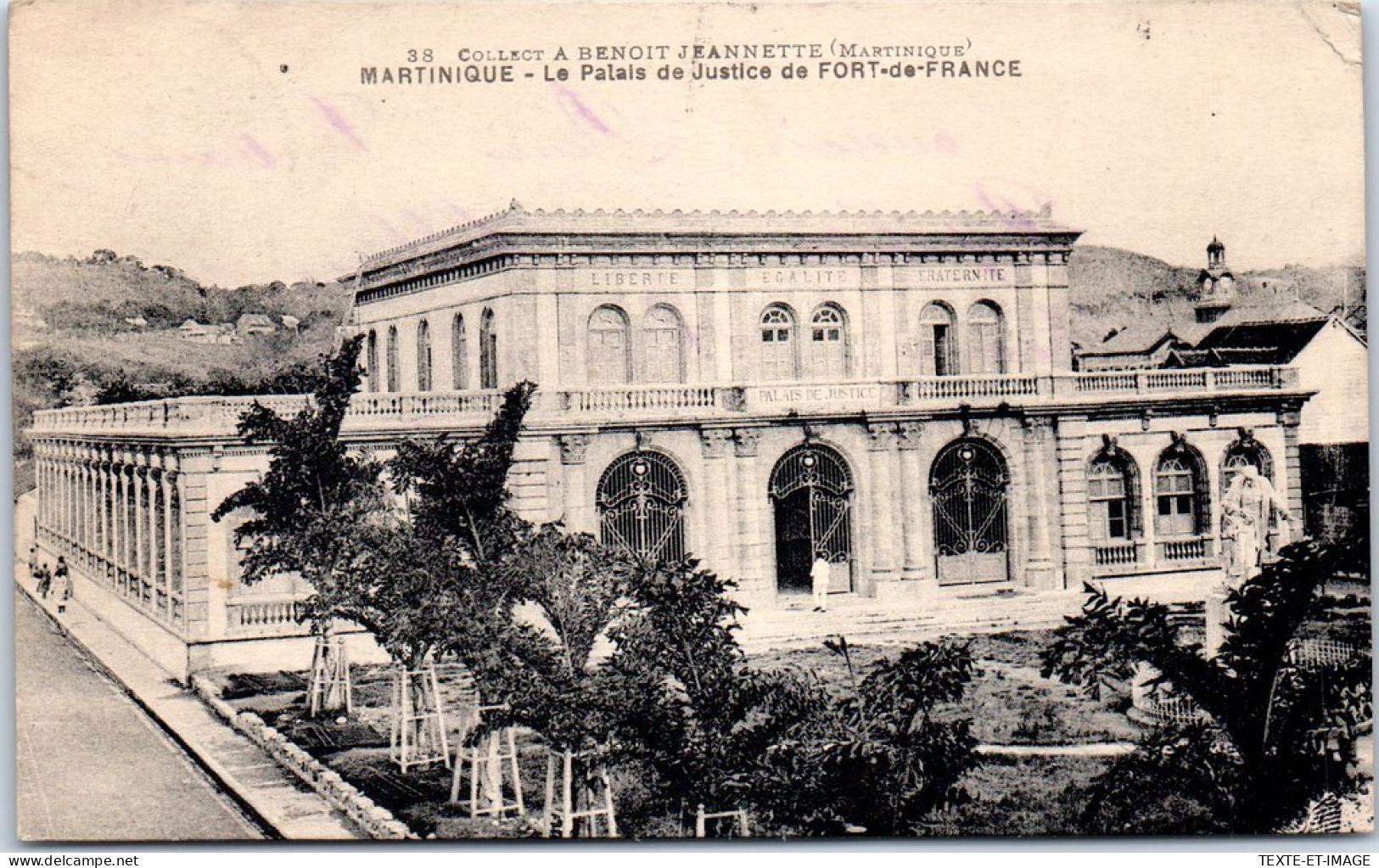 972 FORT DE France - Le Palais De Justice  - Andere & Zonder Classificatie