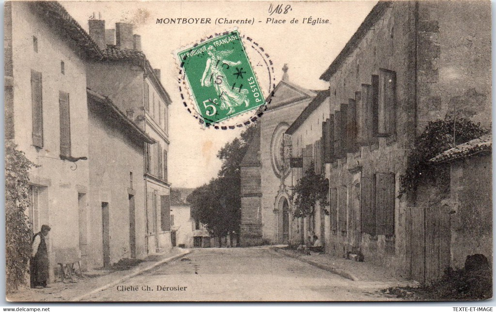 16 MONTBOYER - La Place De L'eglise  - Altri & Non Classificati