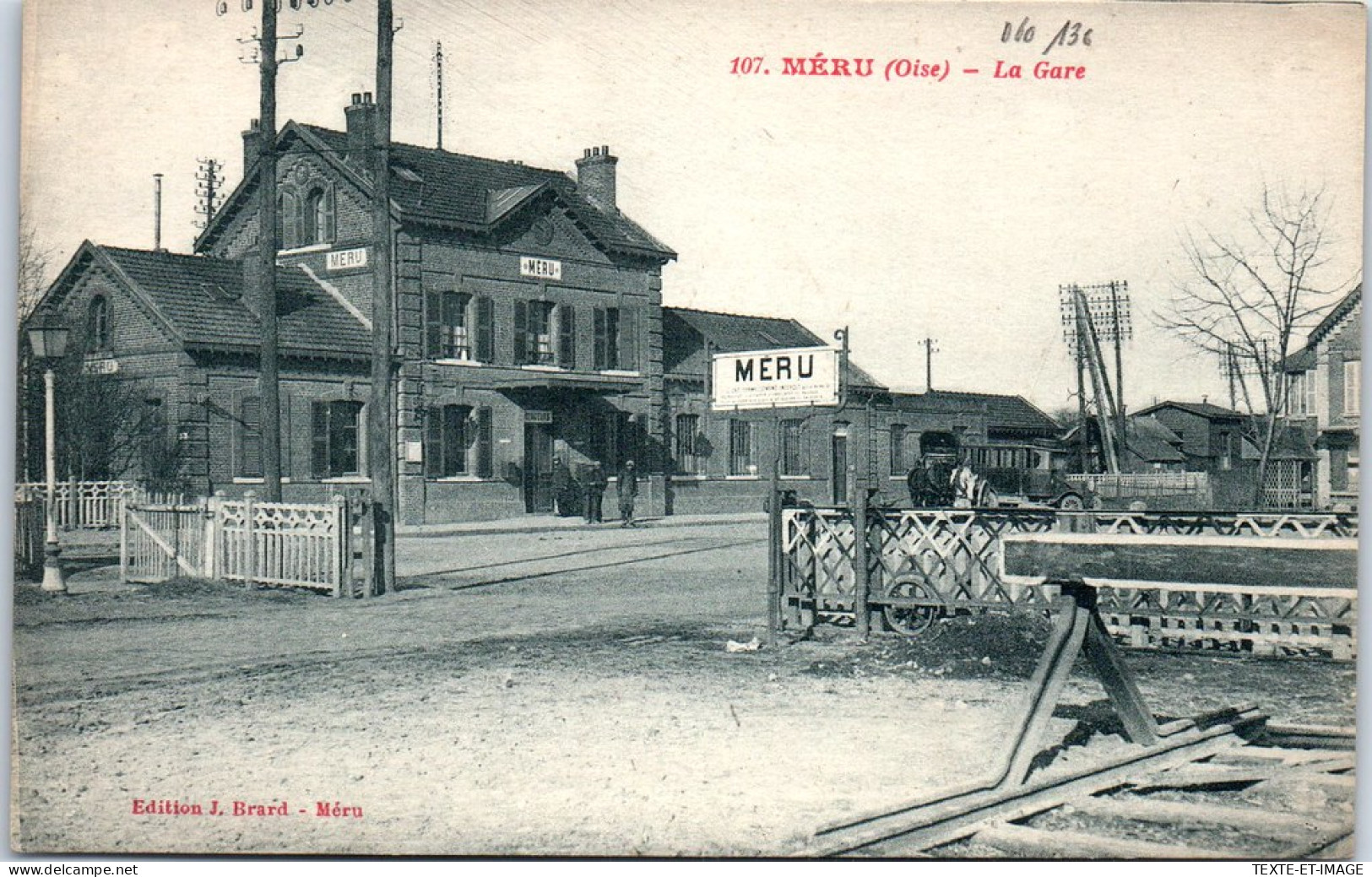 60 MERU - Vue De La Gare. - Meru