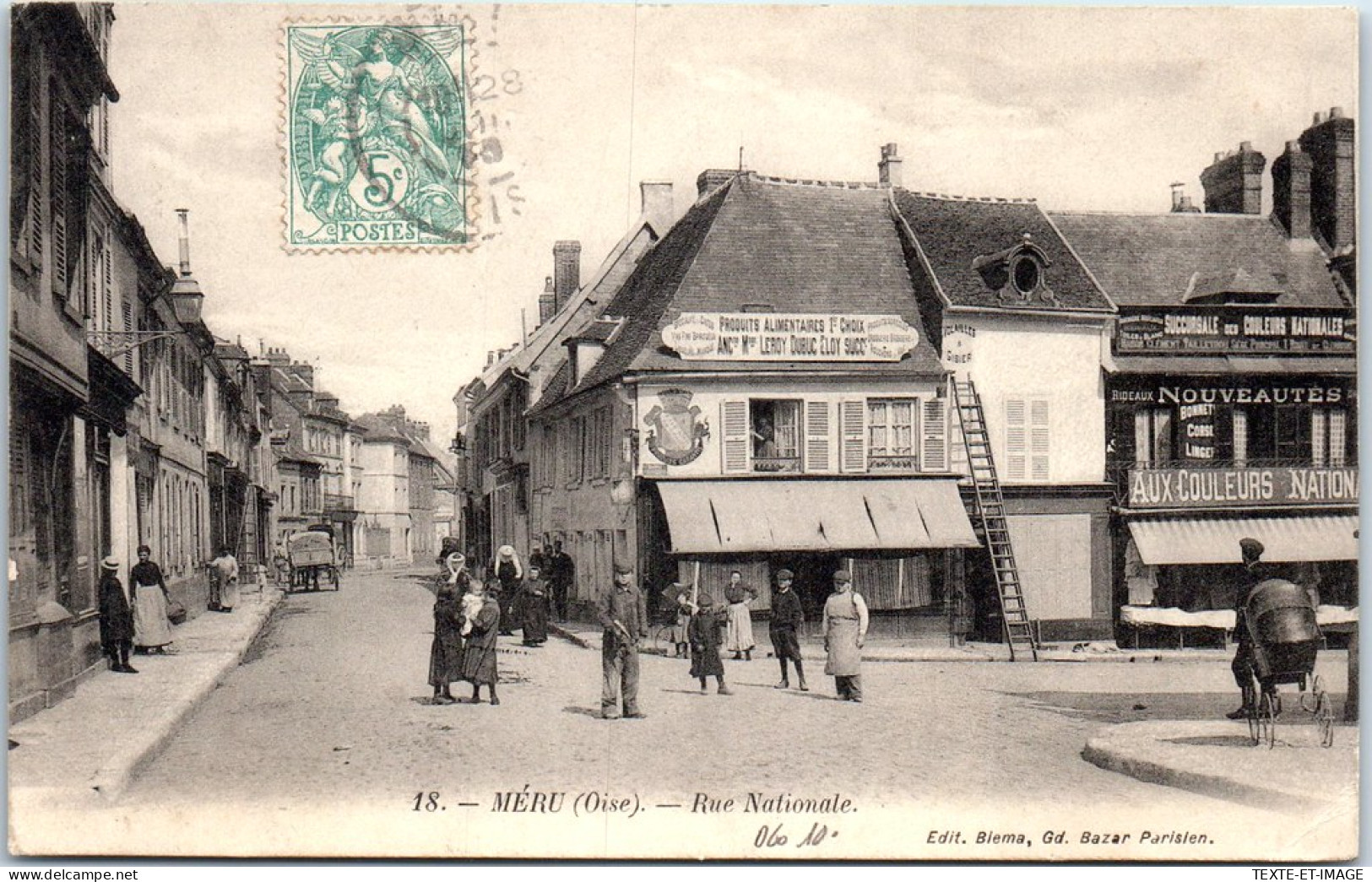 60 MERU - La Rue Nationale. - Meru