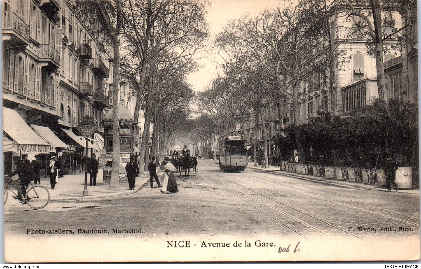 06 NICE - Perspective De L'avenue De La Gare -  - Autres & Non Classés