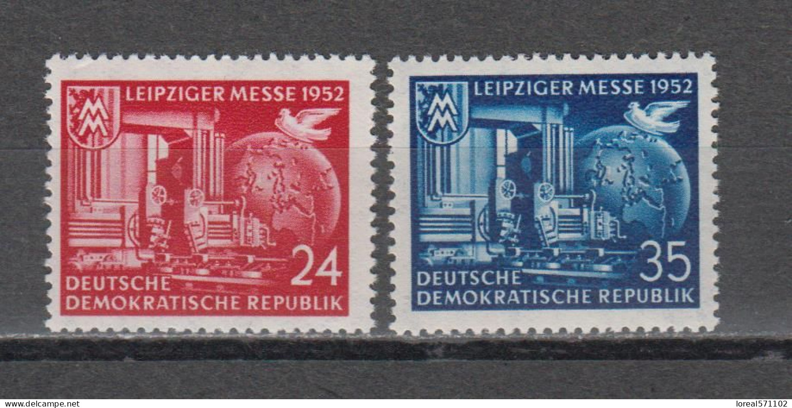 DDR  1952 Mich.Nr.315/16 ** Kpl,geprüft Schönherr - Unused Stamps