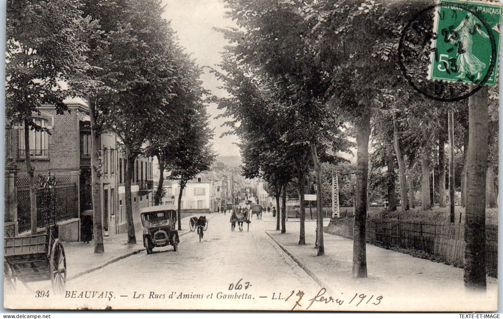 60 BEAUVAIS - Les Rue D'amiens & Gambetta - Beauvais