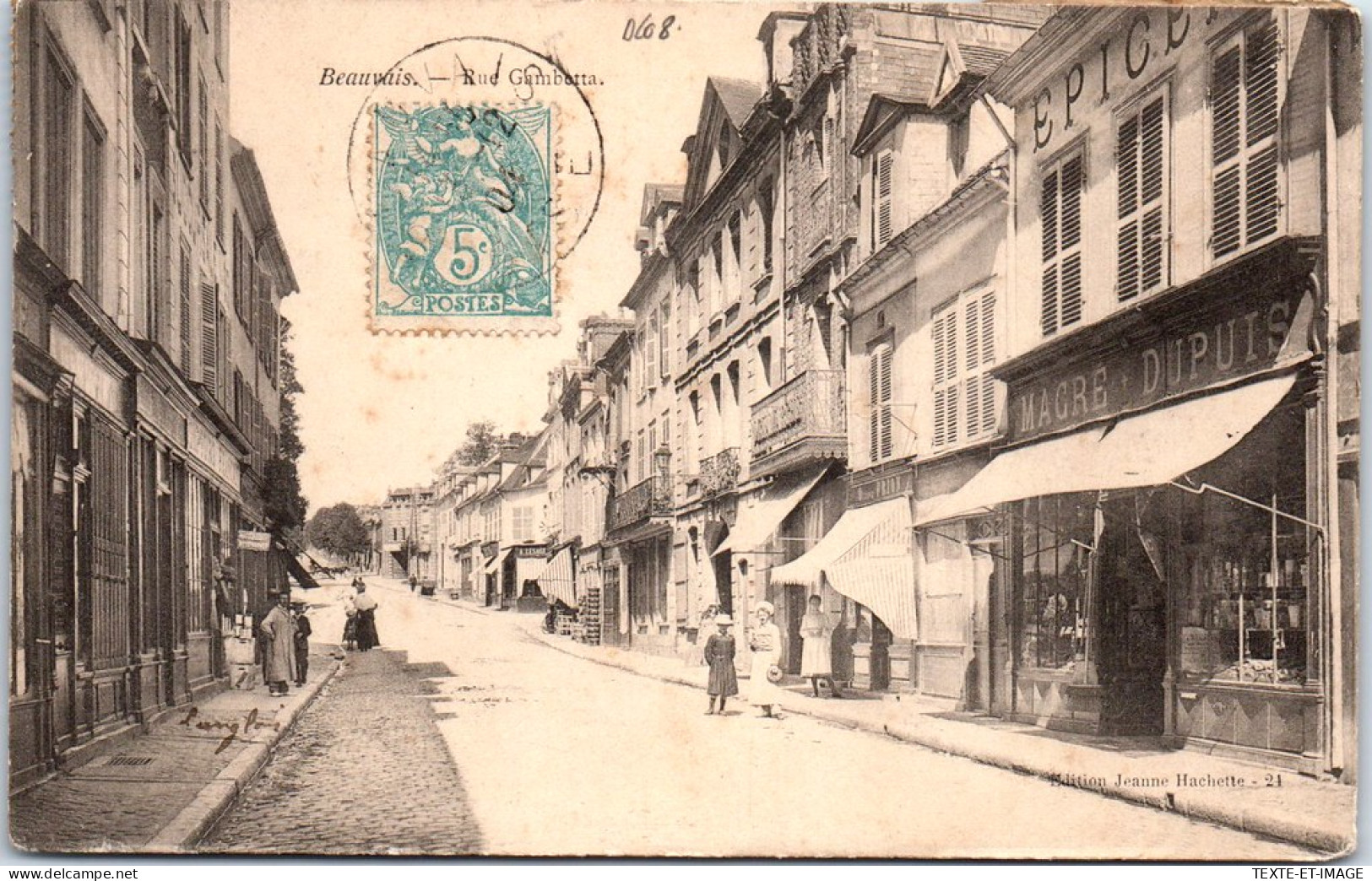 60 BEAUVAIS - La Rue Gambetta. - Beauvais