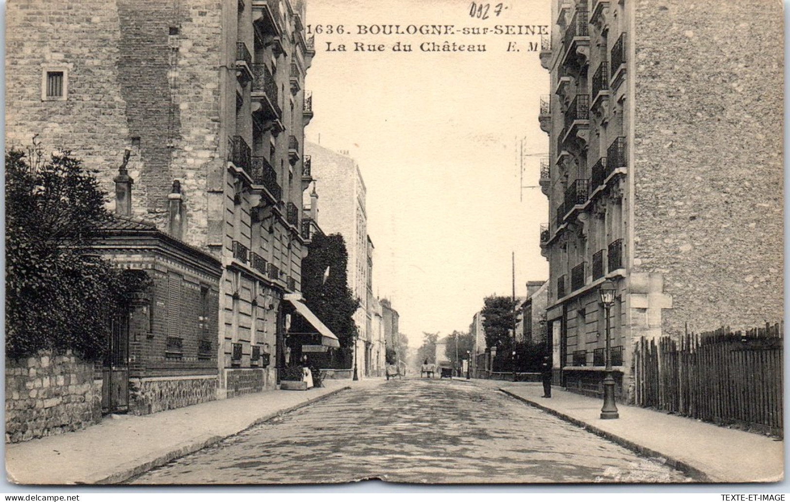 92 BOULOGNE SUR SEINE - La Rue Du CHATEAU - Boulogne Billancourt