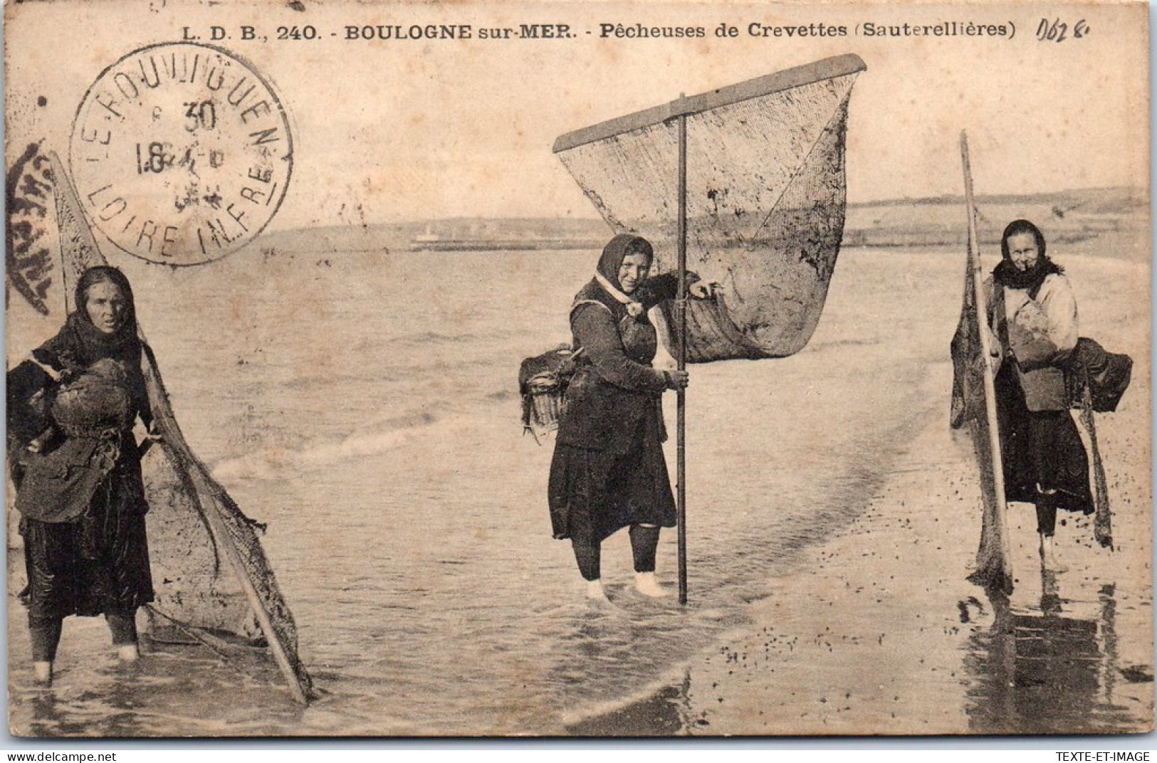 62 BOULOGNE SUR MER - Pecheuses De Crevettes (sauterellieres) - Boulogne Sur Mer