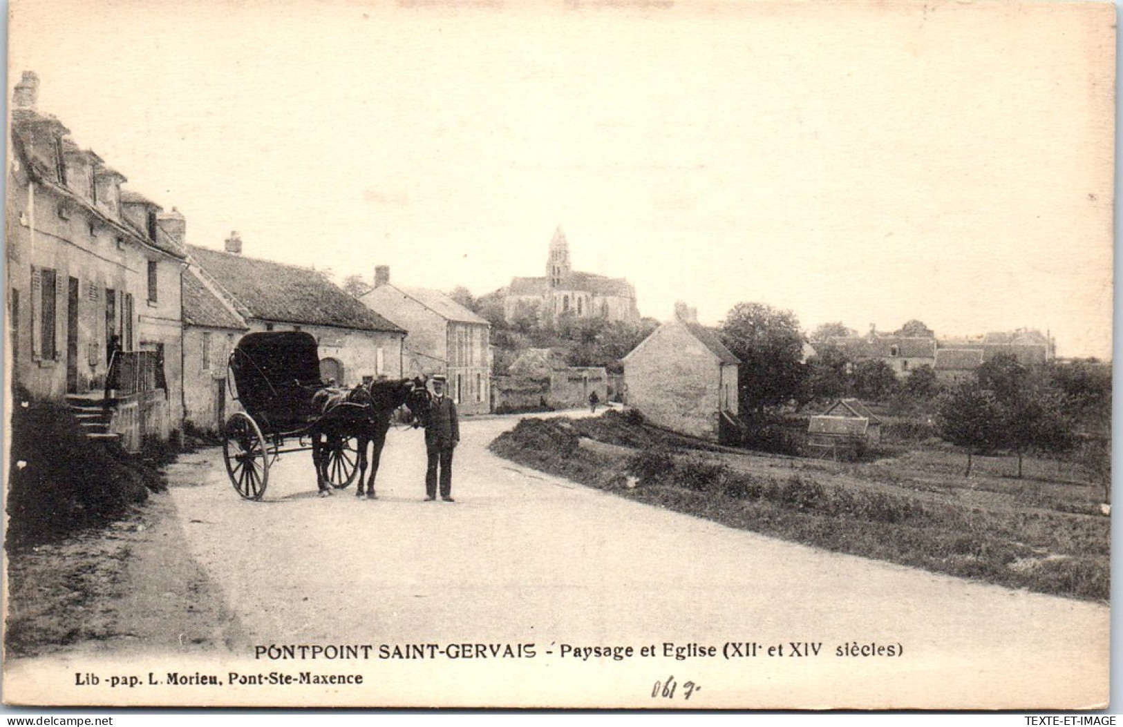 61 PONTPOINT SAINT GERVAIS - Paysage Et Eglise. - Autres & Non Classés