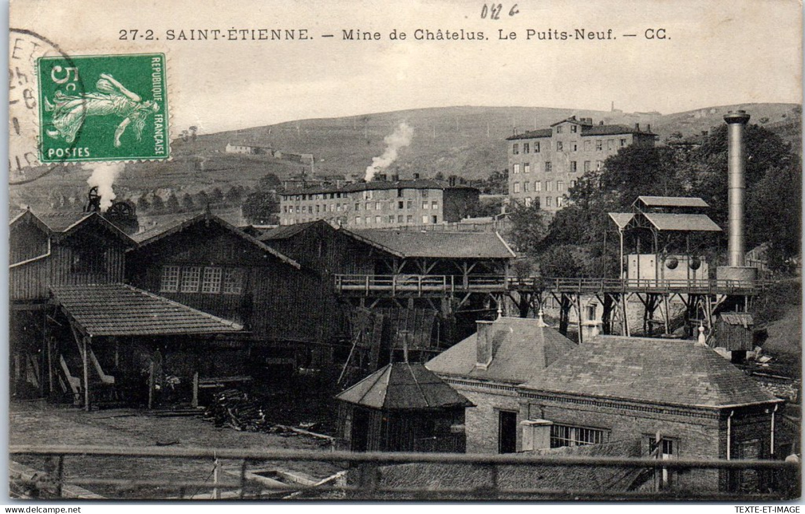 42 SAINT ETIENNE - Mine De Chatelus - Le Puits Neuf  - Saint Etienne