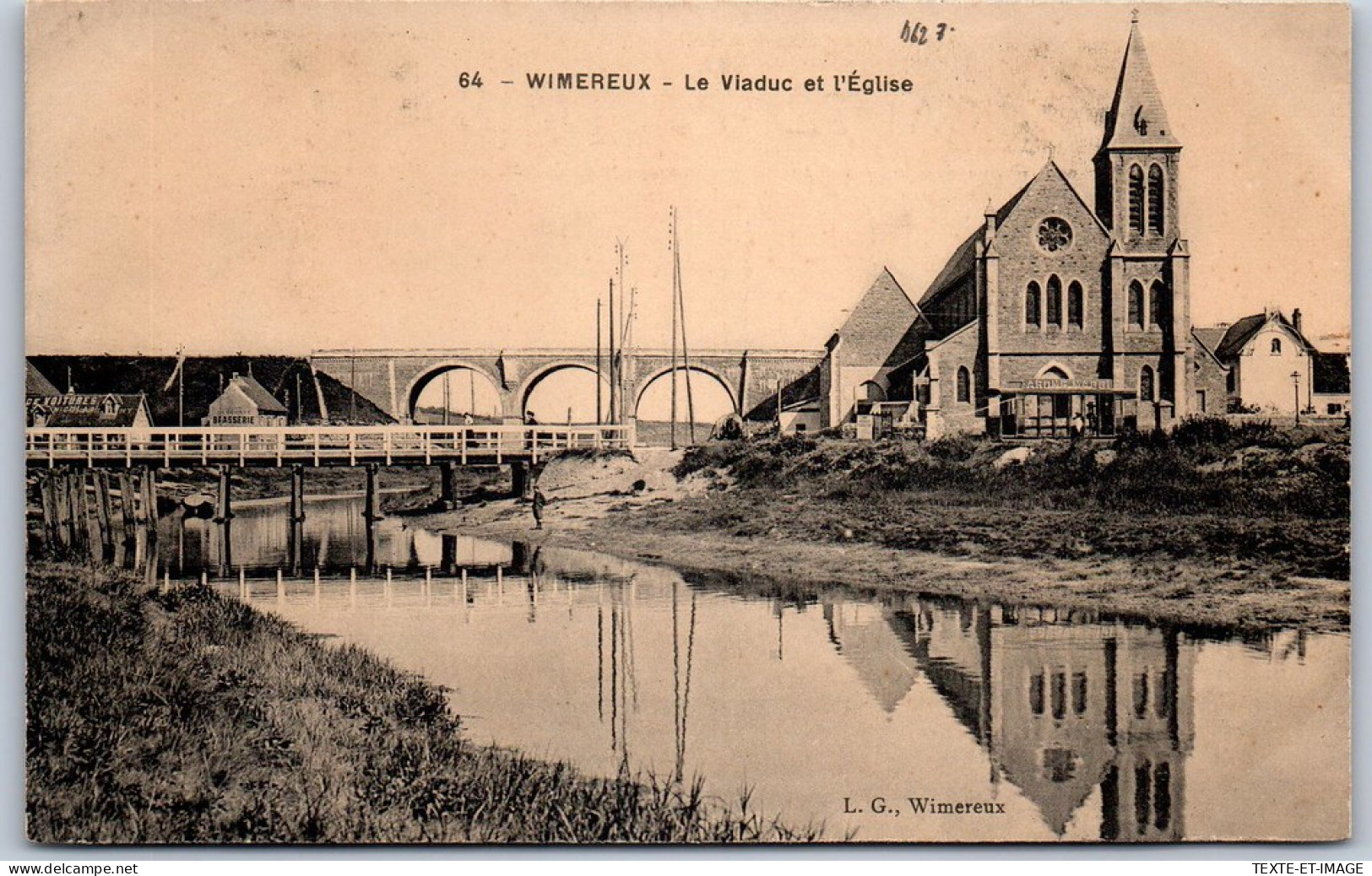62 WIMEREUX - Le Viaduc Et L'eglise. - Autres & Non Classés