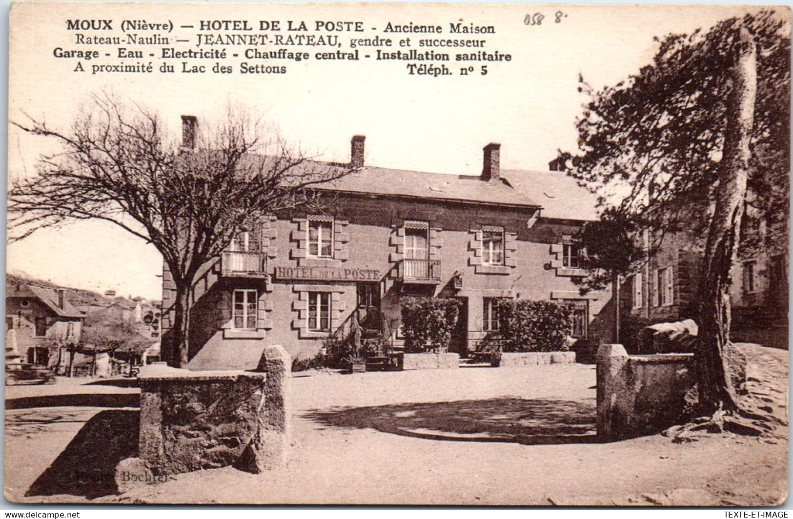 58 MOUX - L'hotel De La Poste. - Sonstige & Ohne Zuordnung
