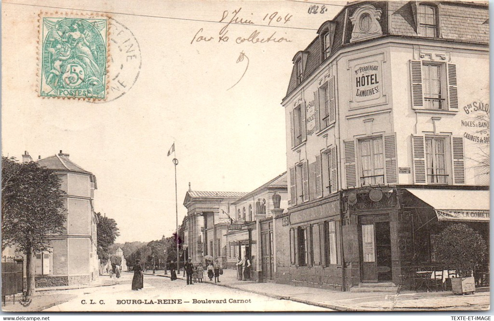 92 BOURG LA REINE - Boulevard Carnot, Hotel LAMOTHE  - Bourg La Reine