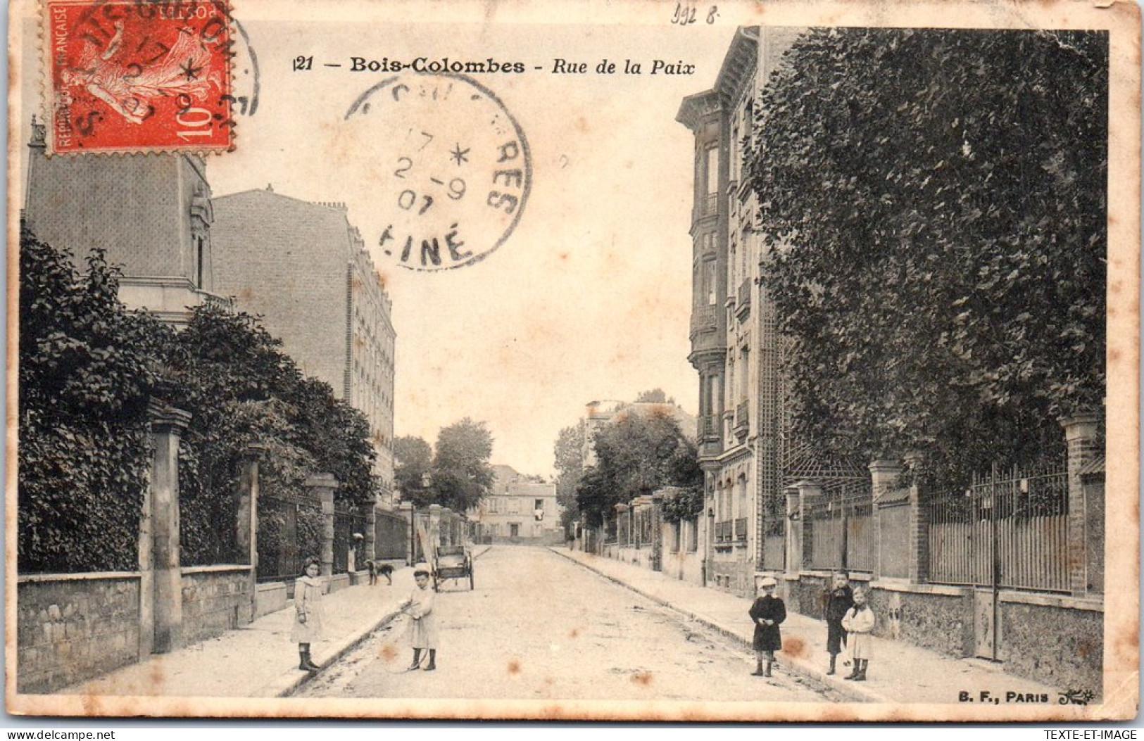 92 BOIS COLOMBES - Rue De La Paix. - Andere & Zonder Classificatie