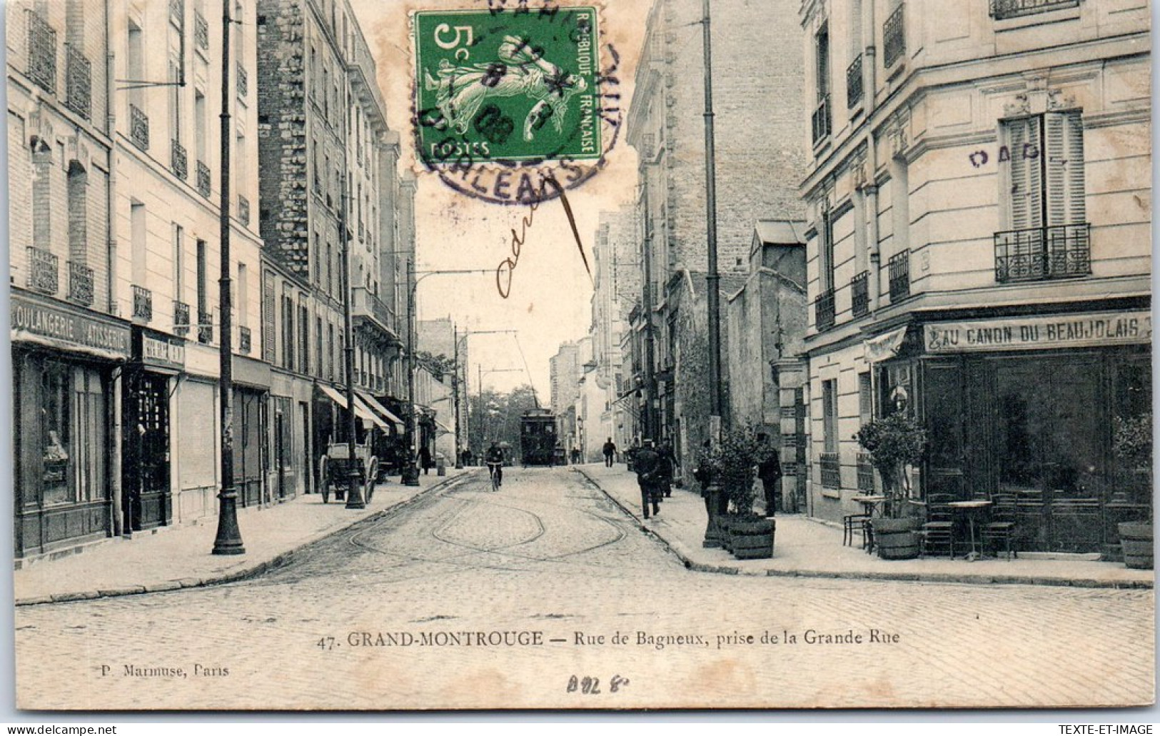 92 GRAND MONTROUGE - Rue De Bagneux, Depuis La Grande Rue  - Sonstige & Ohne Zuordnung