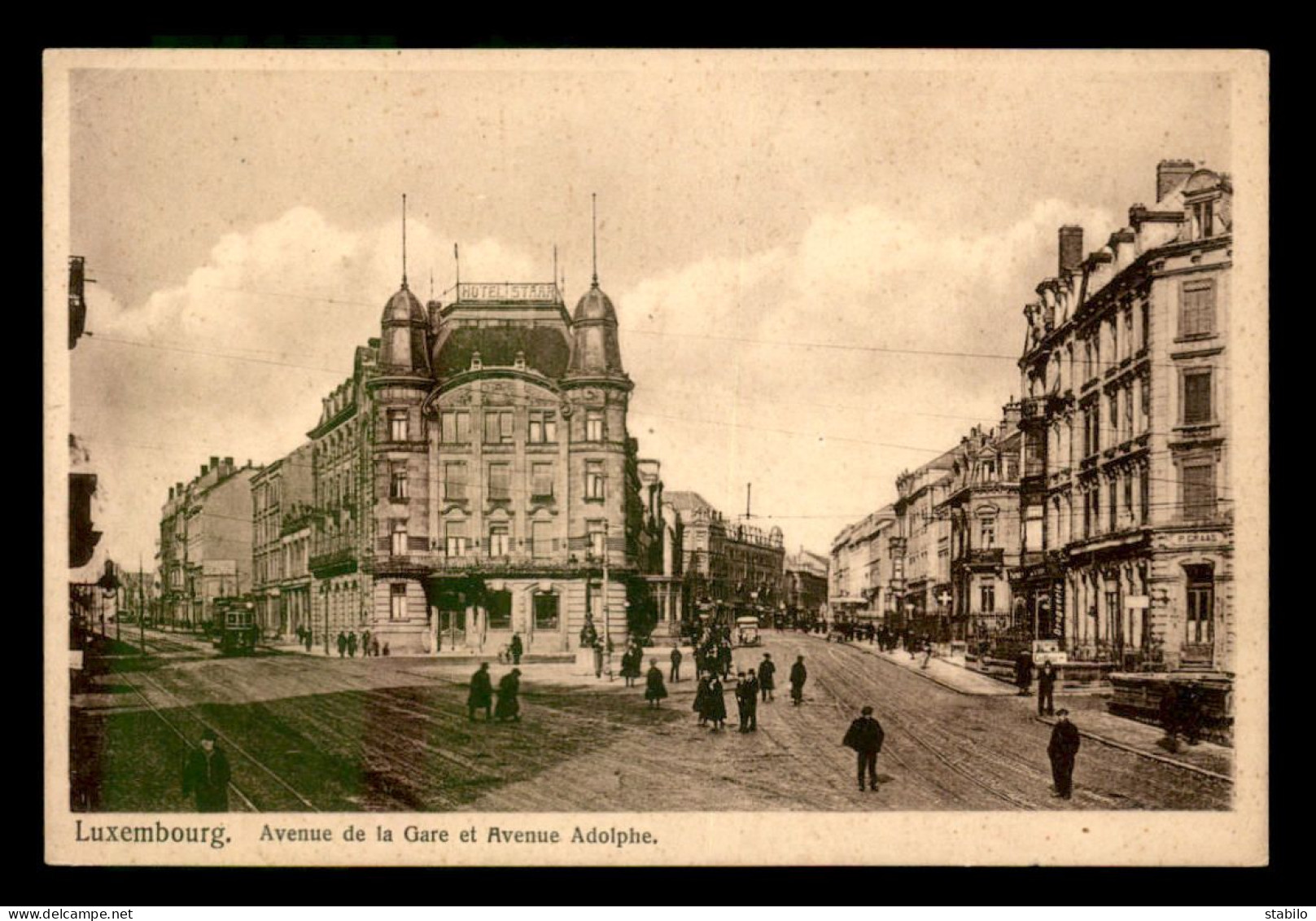 LUXEMBOURG-VILLE - AVENUE DE LA GARE ET AVENUE ADOLPHE - Lussemburgo - Città