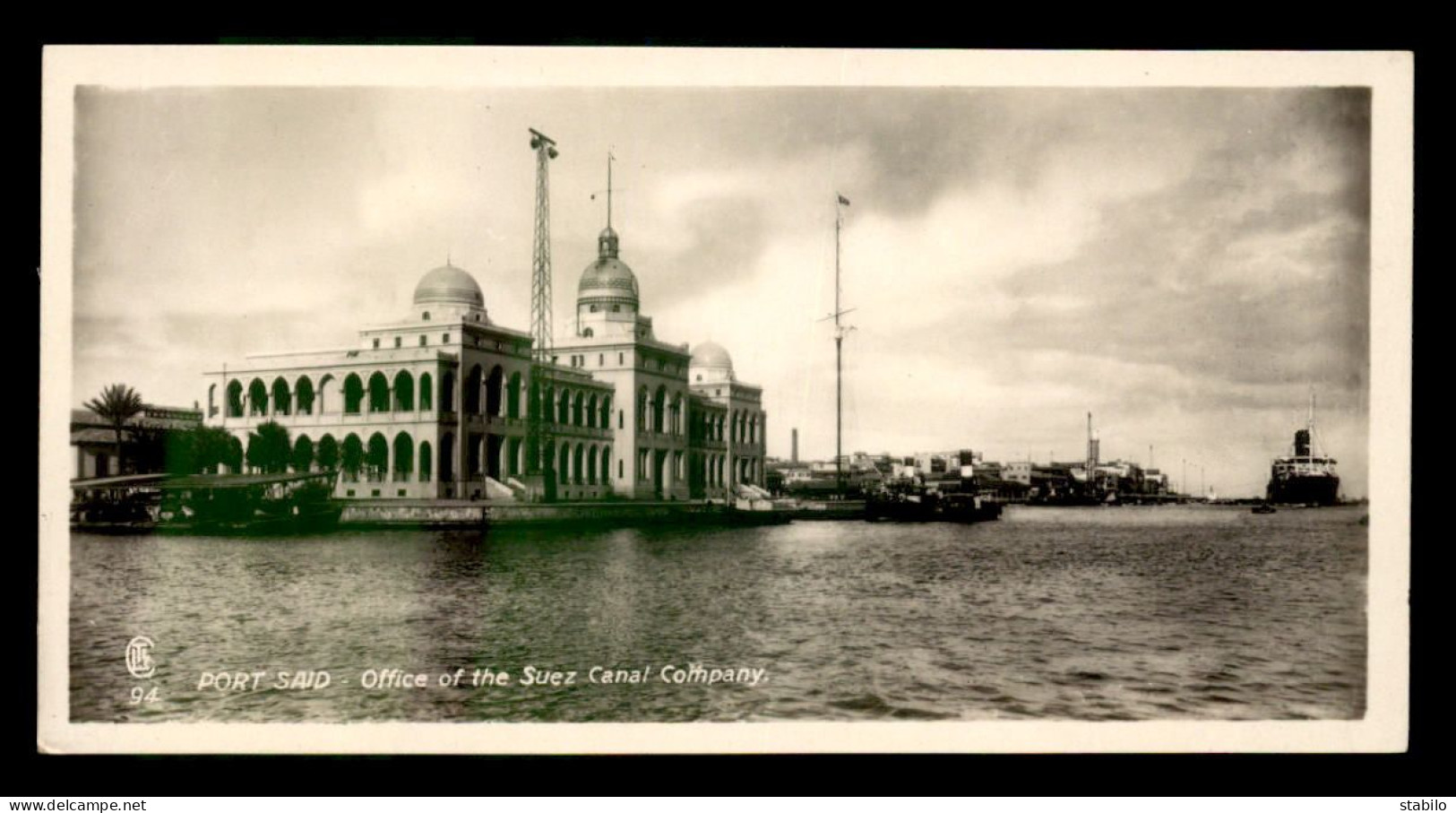 EGYPTE - PORT SAID - OFFICE OF THE SUEZ CANAL COTHPANY - EDITEUR LEHNERT & LANDROCK N° 94 - Port-Saïd