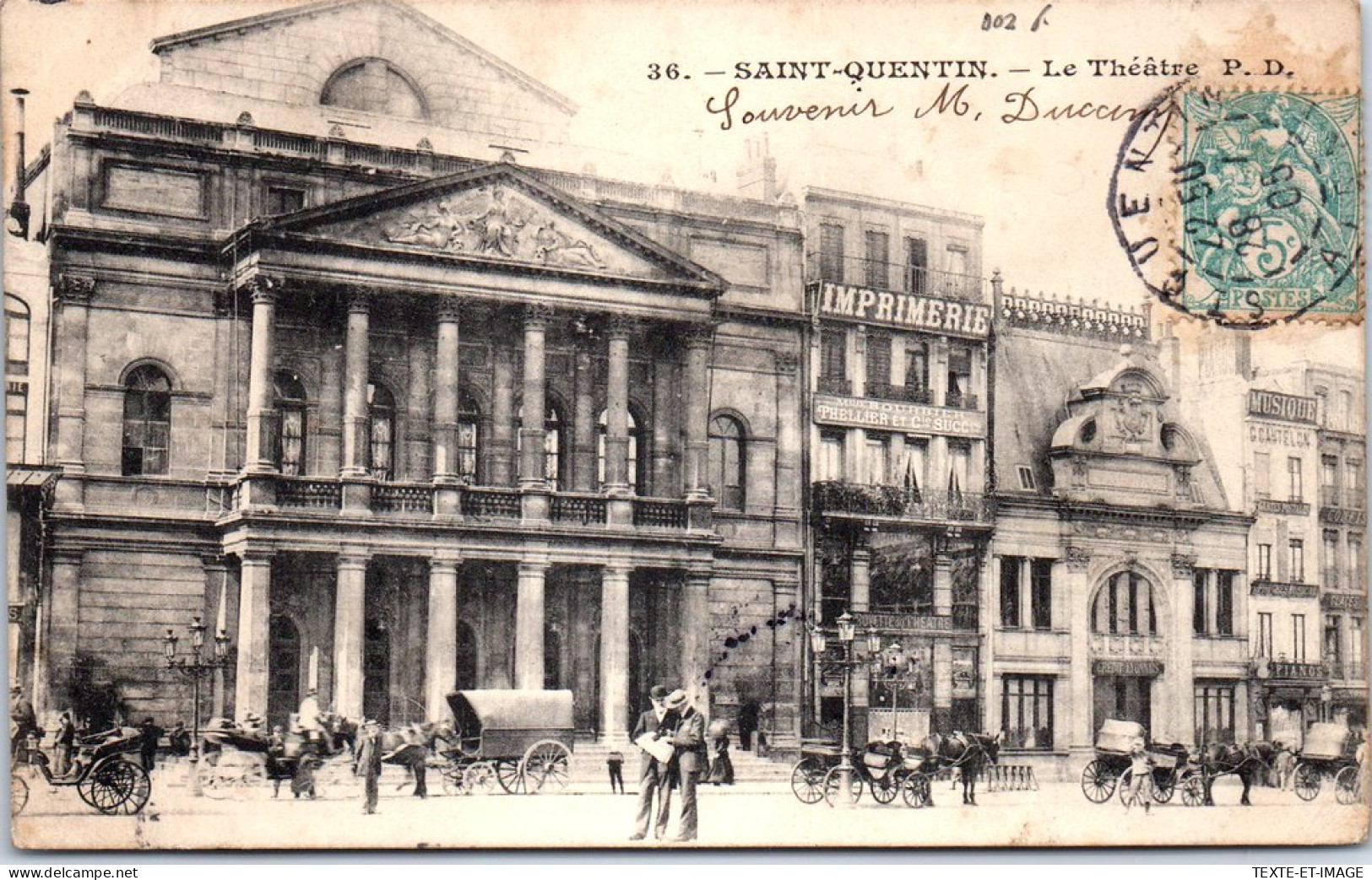 02 SAINT QUENTIN - Vue D'ensemble Du Theatre  - Other & Unclassified