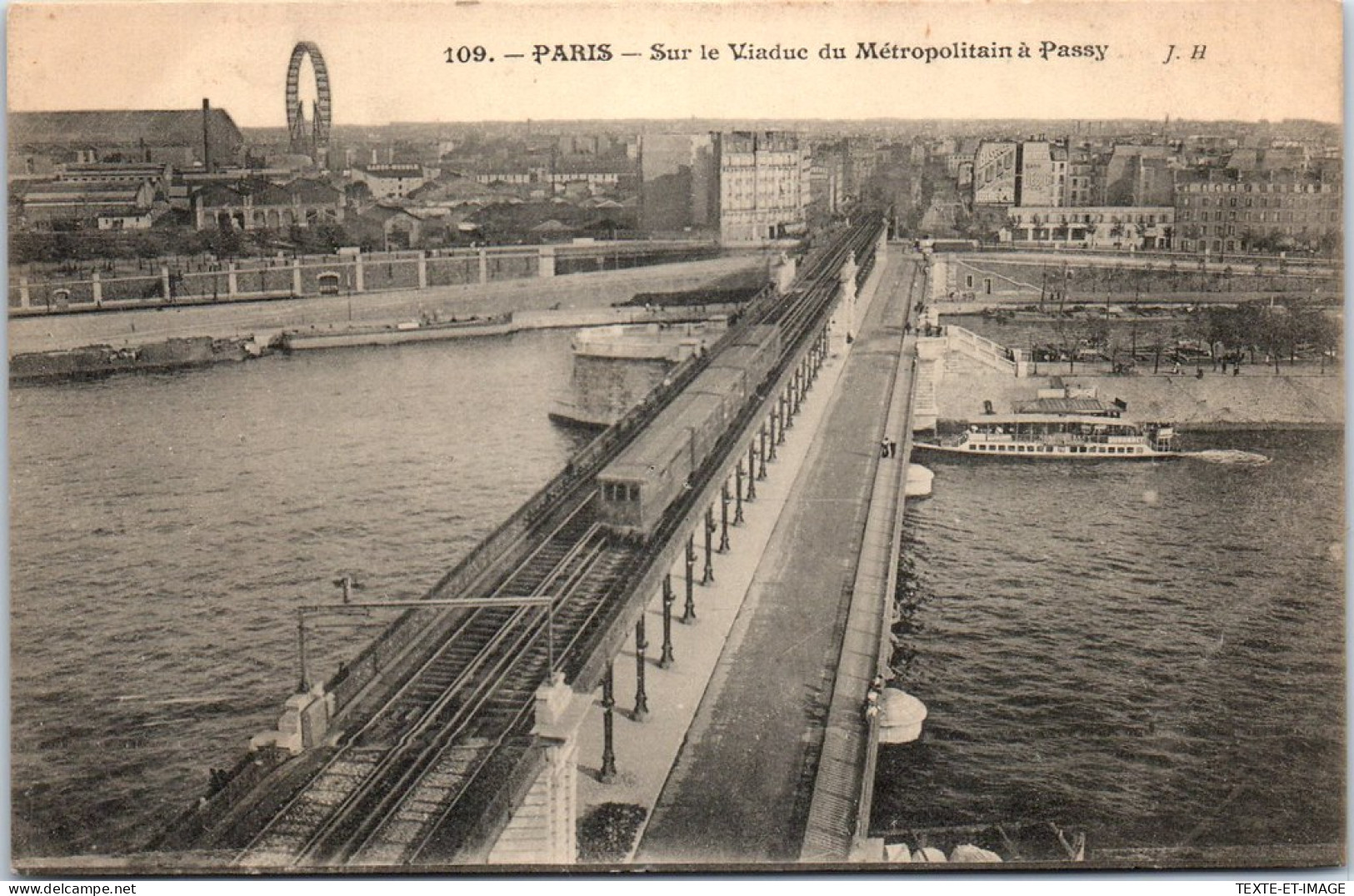 75016 PARIS - Sur Le Viaduc Du Metropolitain A Passy  - Paris (16)